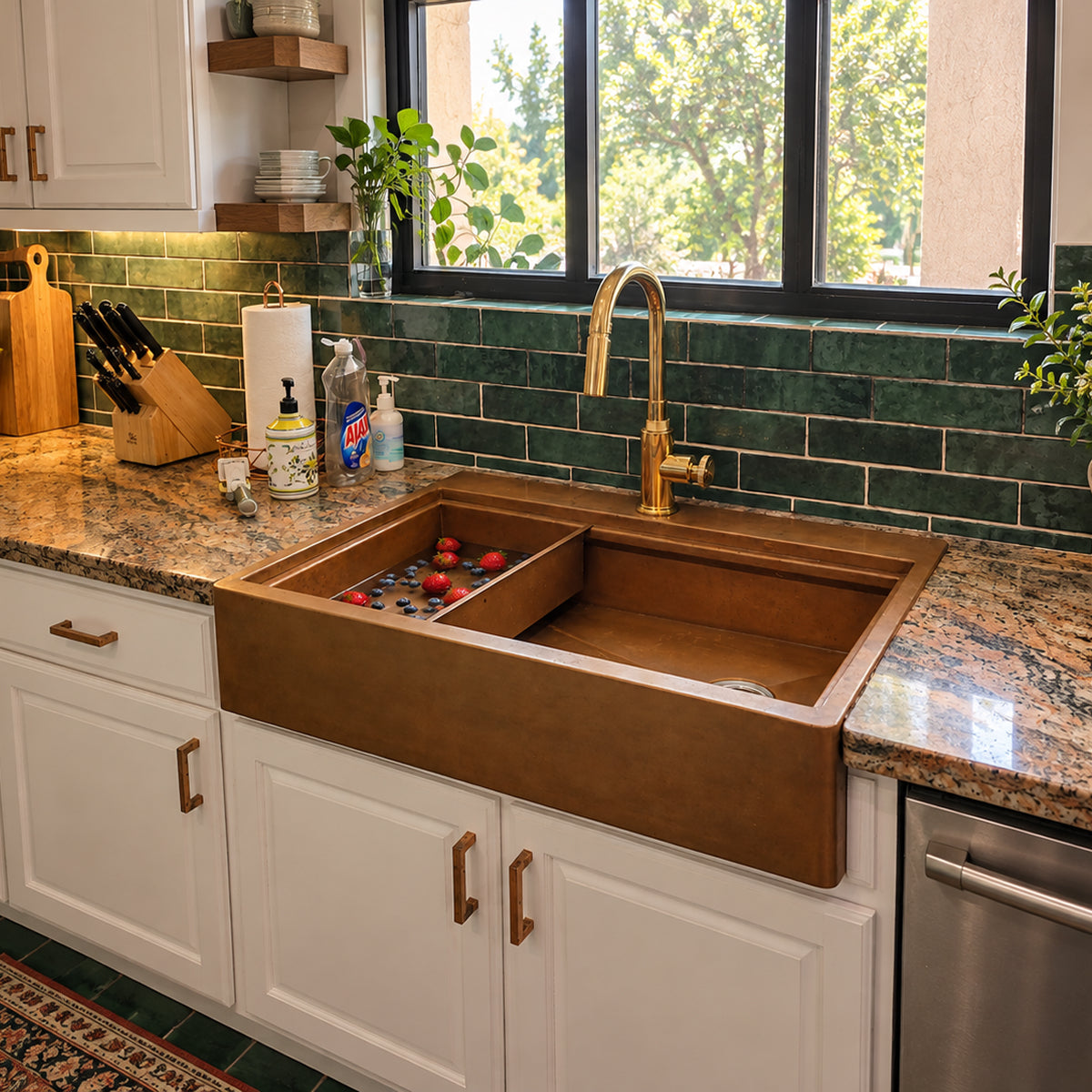Legacy Farmhouse Sink - Pure Copper