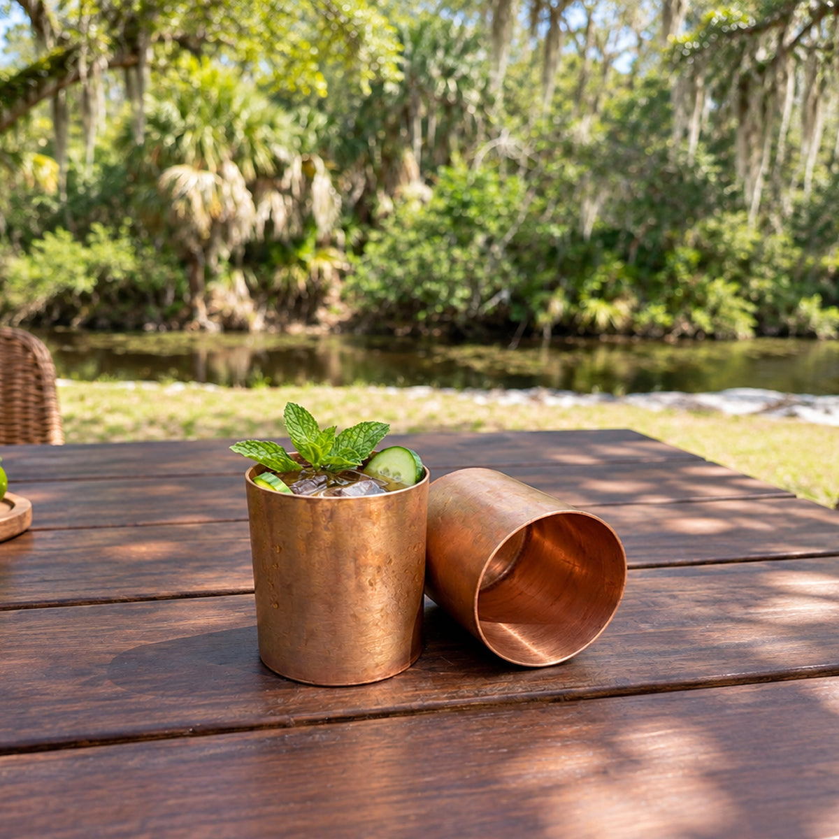 Pure Copper Cup - Rustic Edition