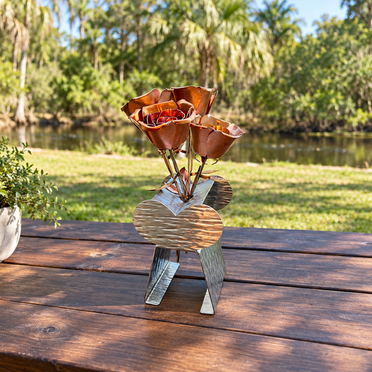 Infinity Roses Bouquet & Stand