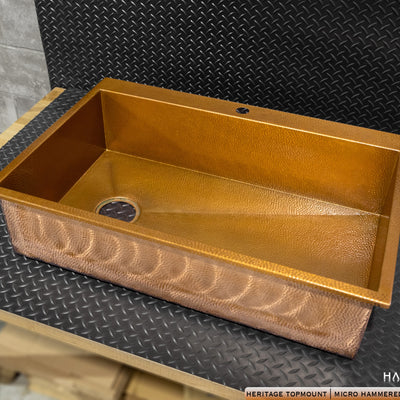Heritage Sink - Pure Copper