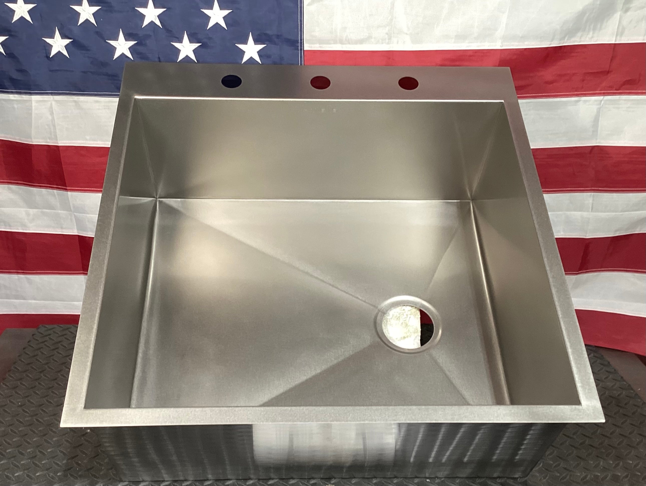 Faucet Deck Sink - Stainless Steel
