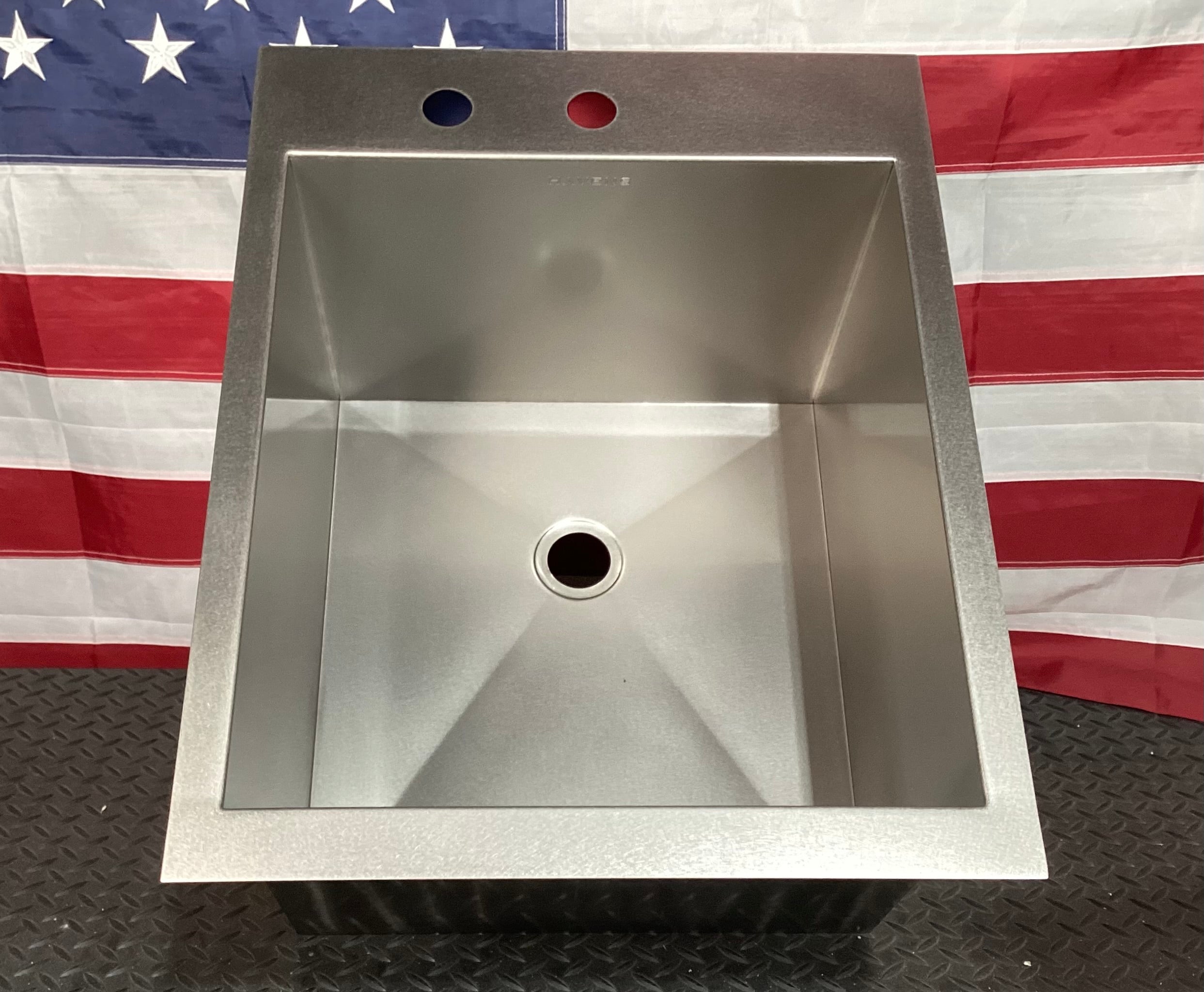 Faucet Deck Sink - Stainless Steel