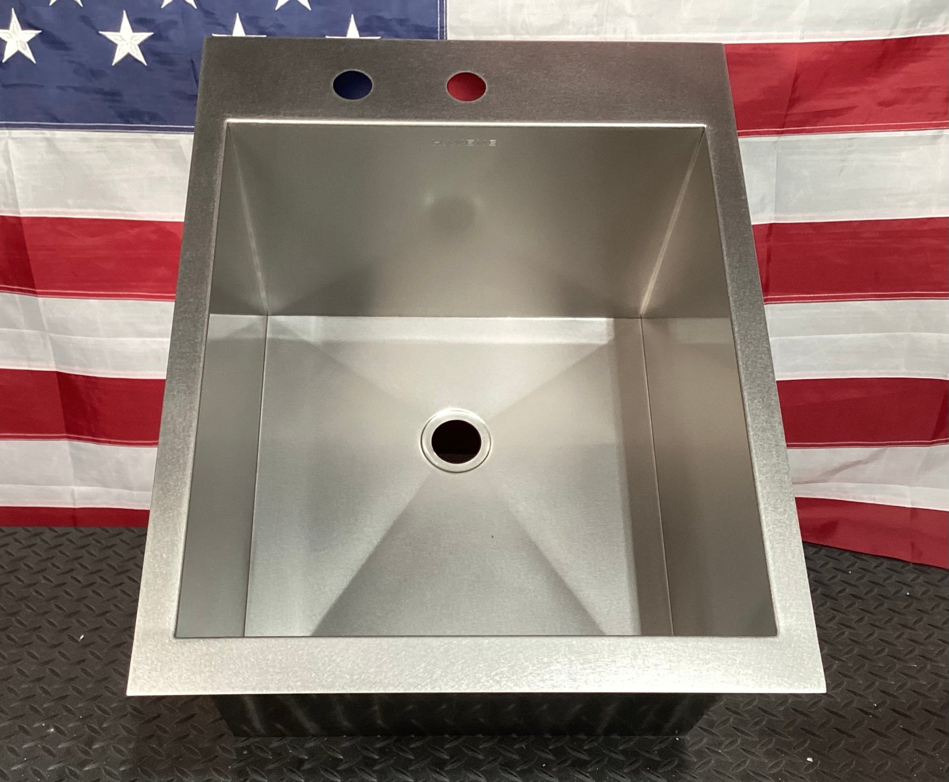 Faucet Deck Sink - Stainless Steel
