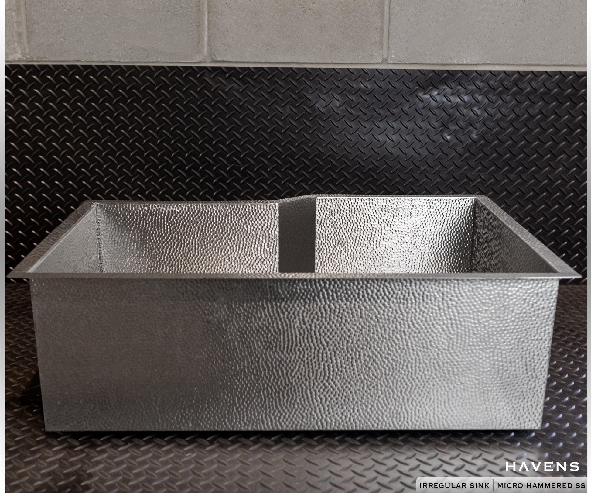 Custom Irregular Sink - Stainless Steel - Havens | Luxury Metals