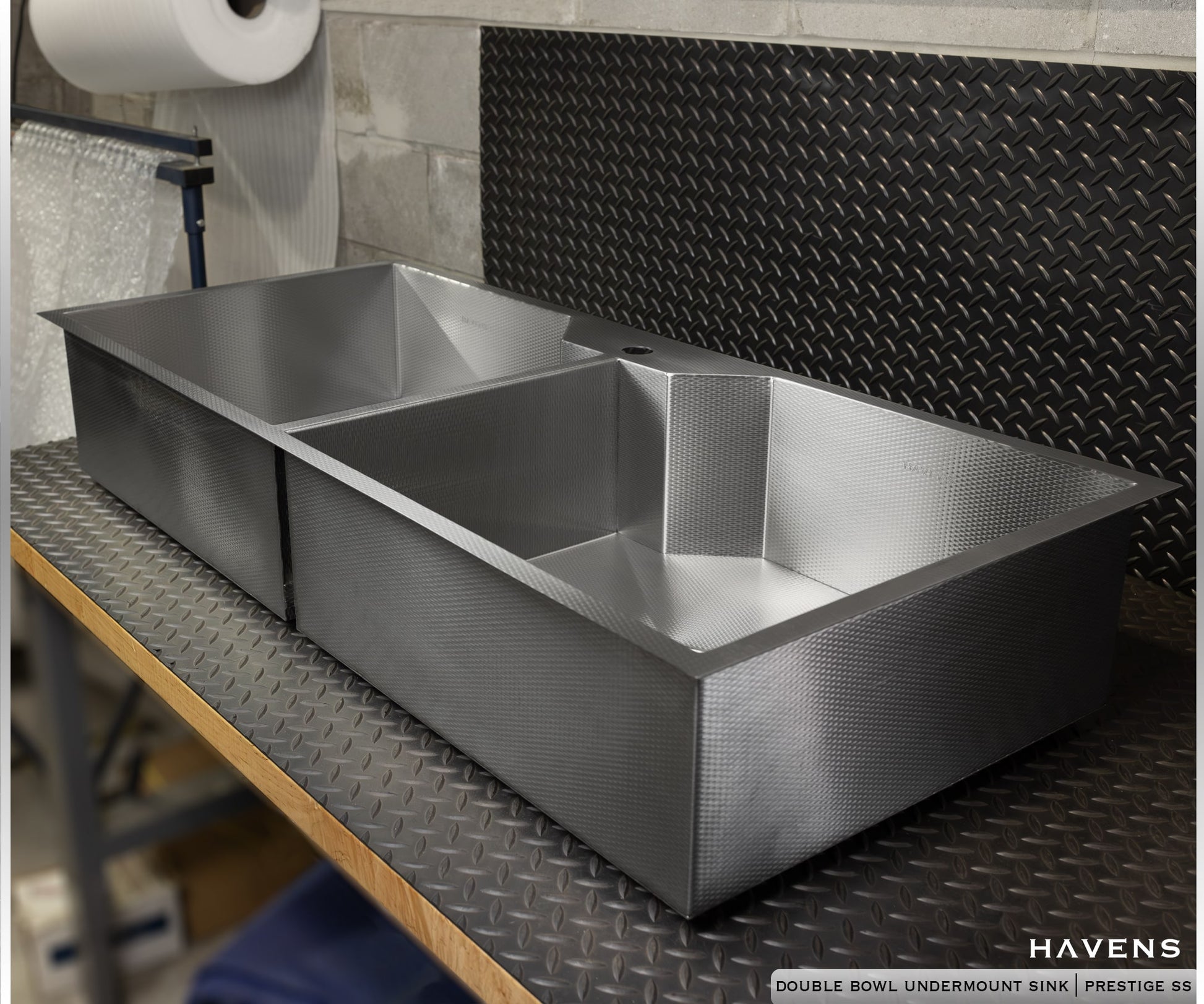 Custom Irregular Sink - Stainless Steel - Havens | Luxury Metals