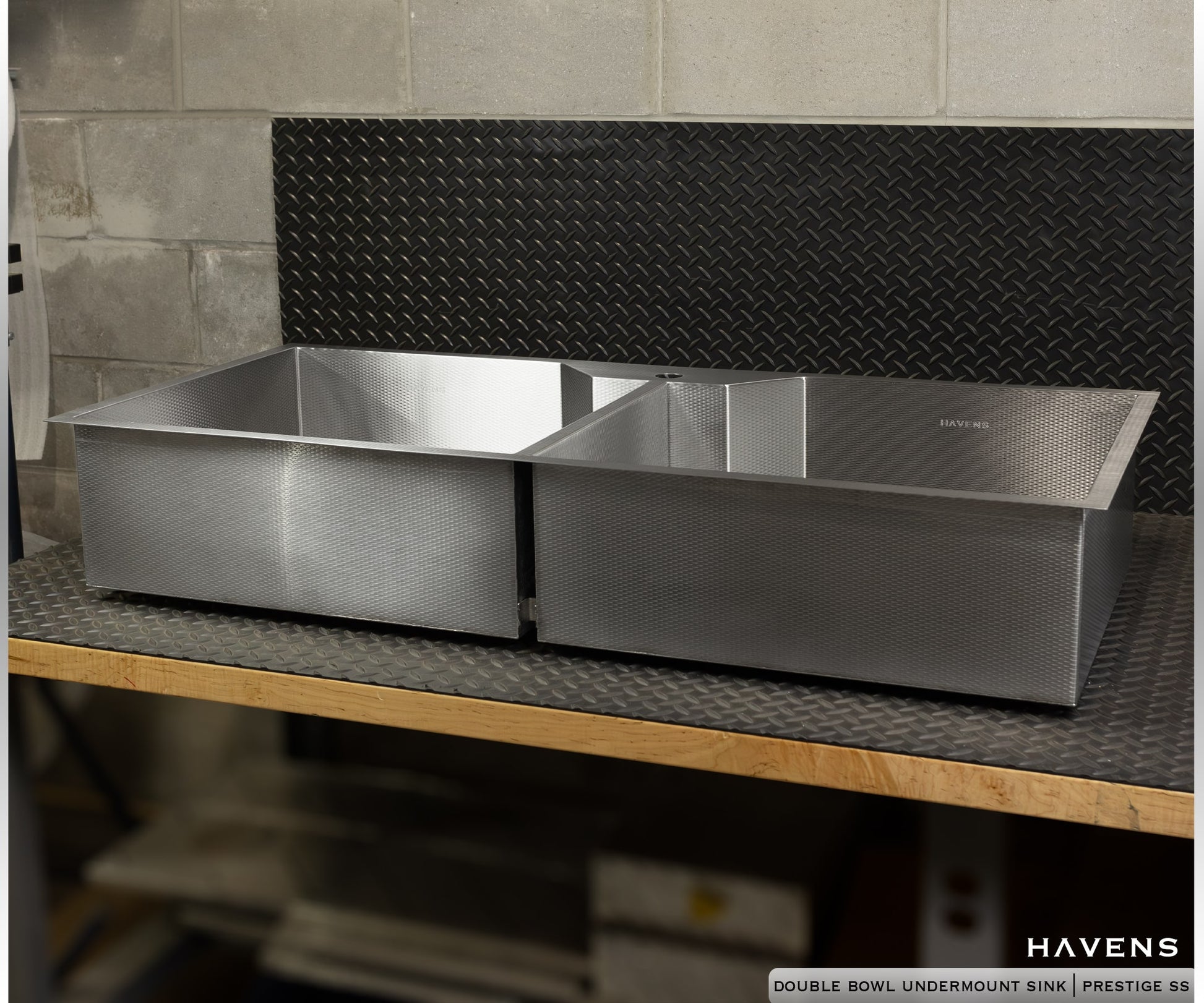 Custom Irregular Sink - Stainless Steel - Havens | Luxury Metals