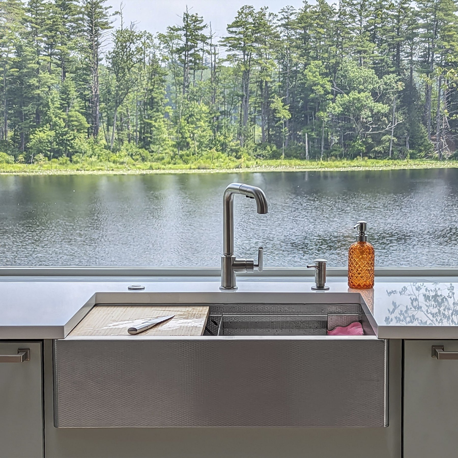 Legacy Farmhouse Sink - Stainless Steel - Havens | Luxury Metals