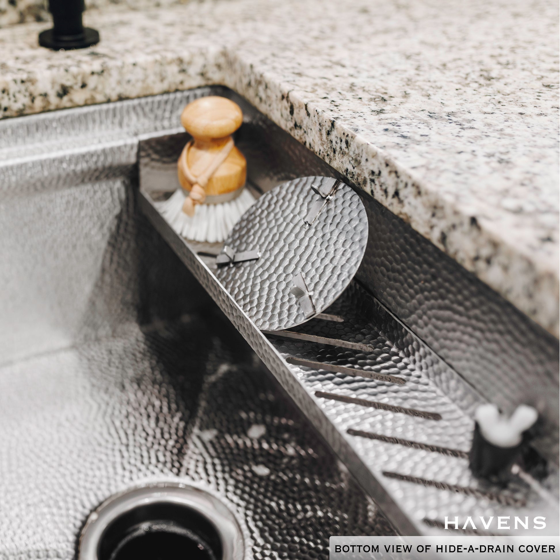 Hide A Drain - Stainless Steel - Havens | Luxury Metals