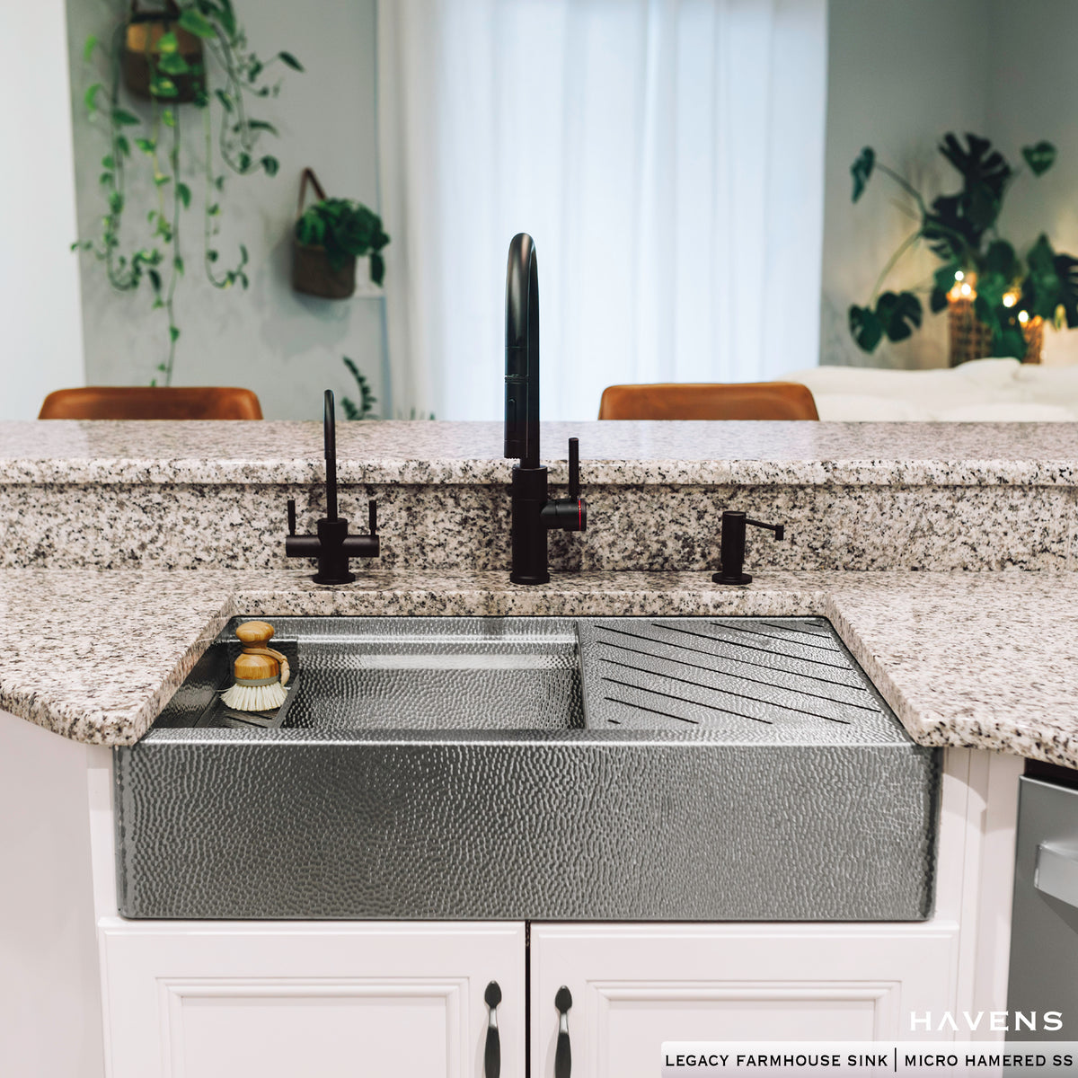 Legacy Farmhouse Sink - Stainless Steel - Havens | Luxury Metals