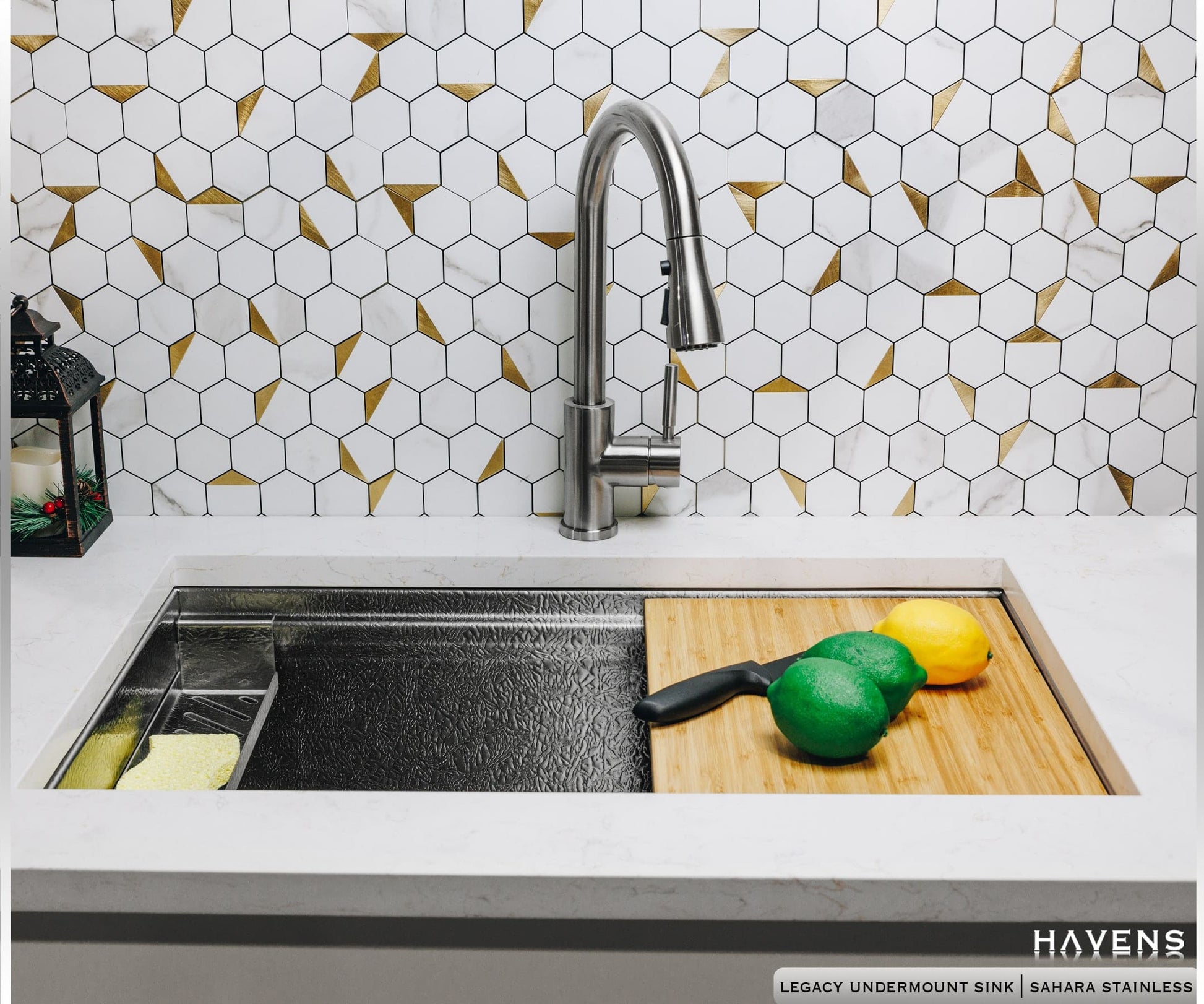 Legacy Undermount Sink  - Stainless Steel - Havens | Luxury Metals