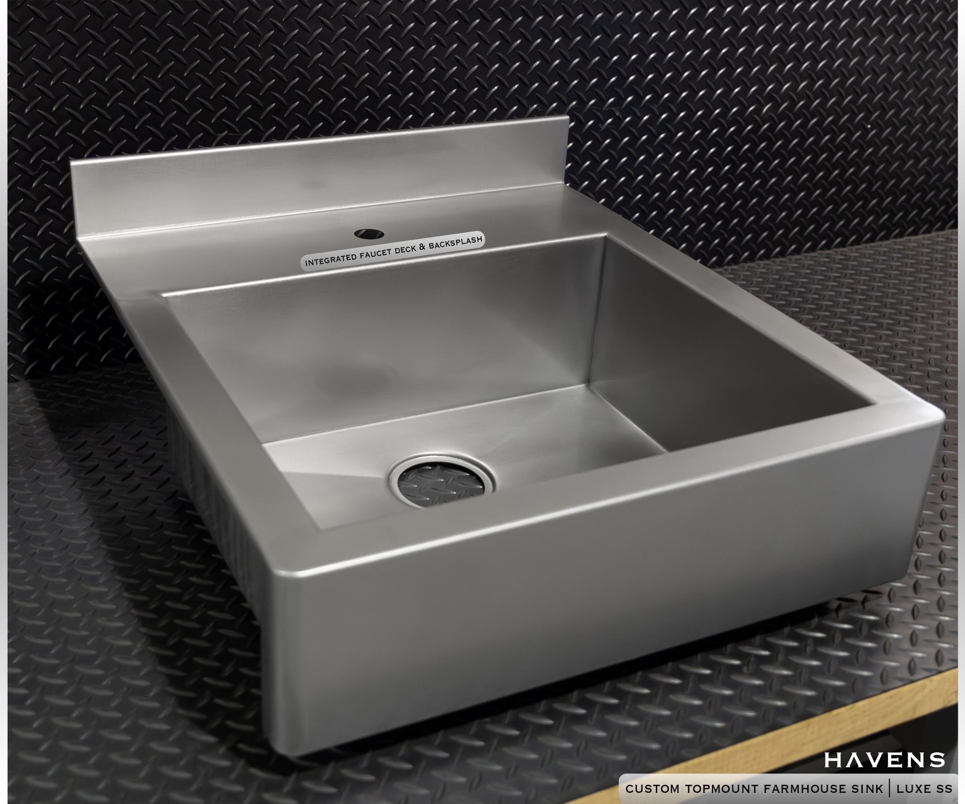 Element Farmhouse Sink - Stainless - Havens | Luxury Metals