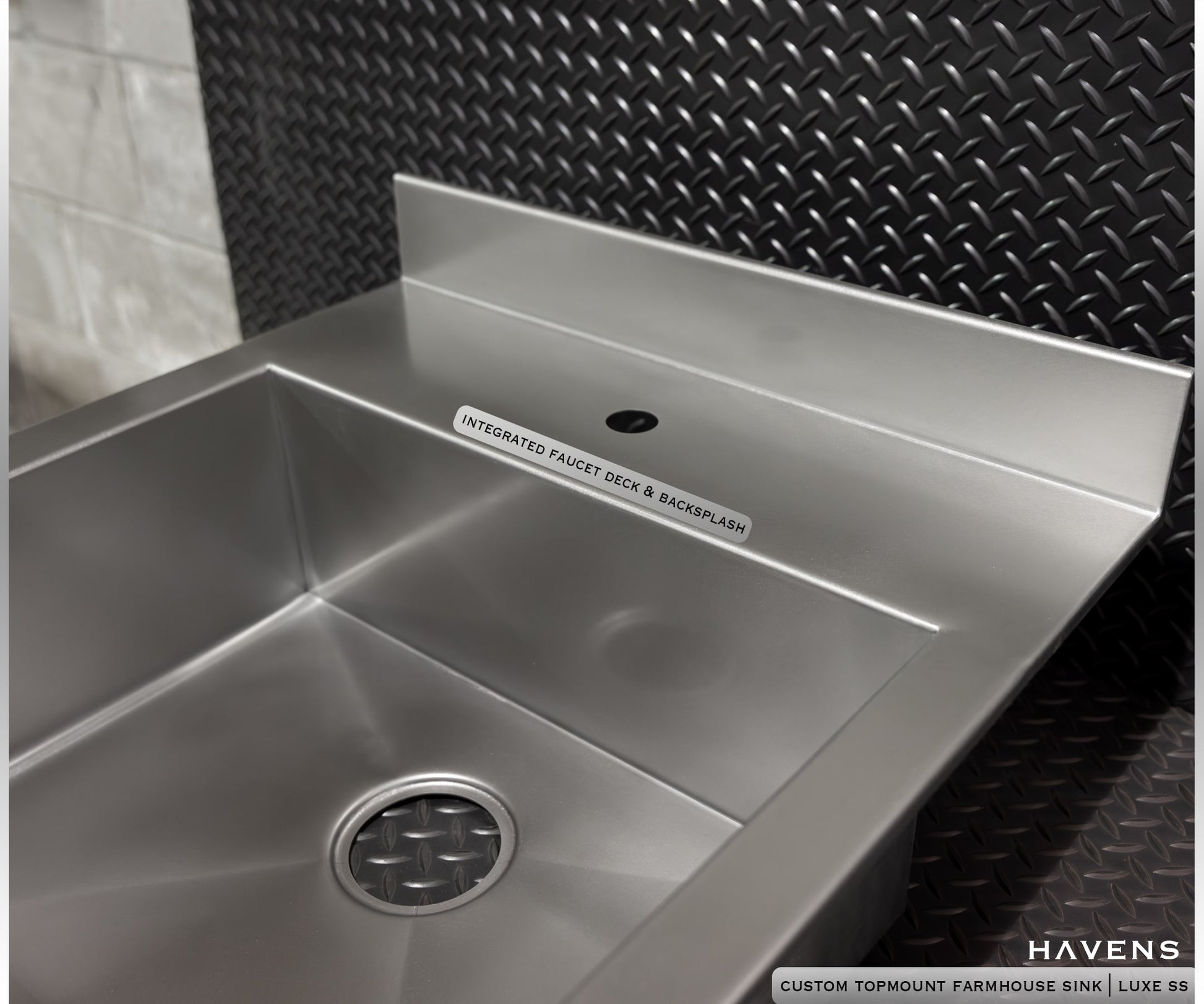 Element Farmhouse Sink - Stainless - Havens | Luxury Metals