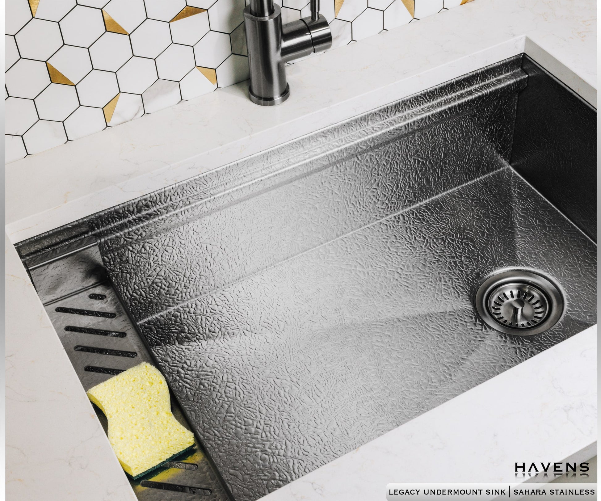 Legacy Undermount Sink  - Stainless Steel - Havens | Luxury Metals