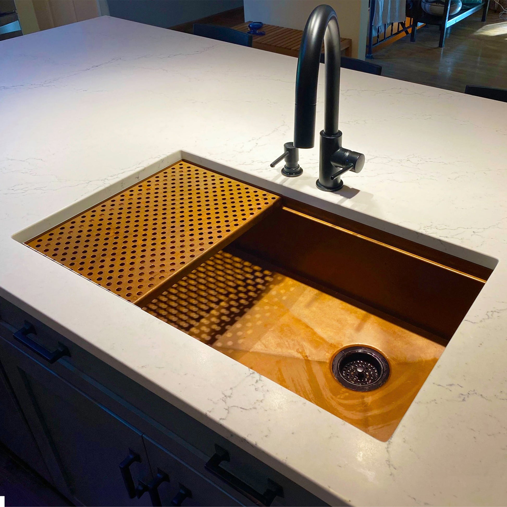 Custom Undermount Sink - Pure Copper - Havens | Luxury Metals