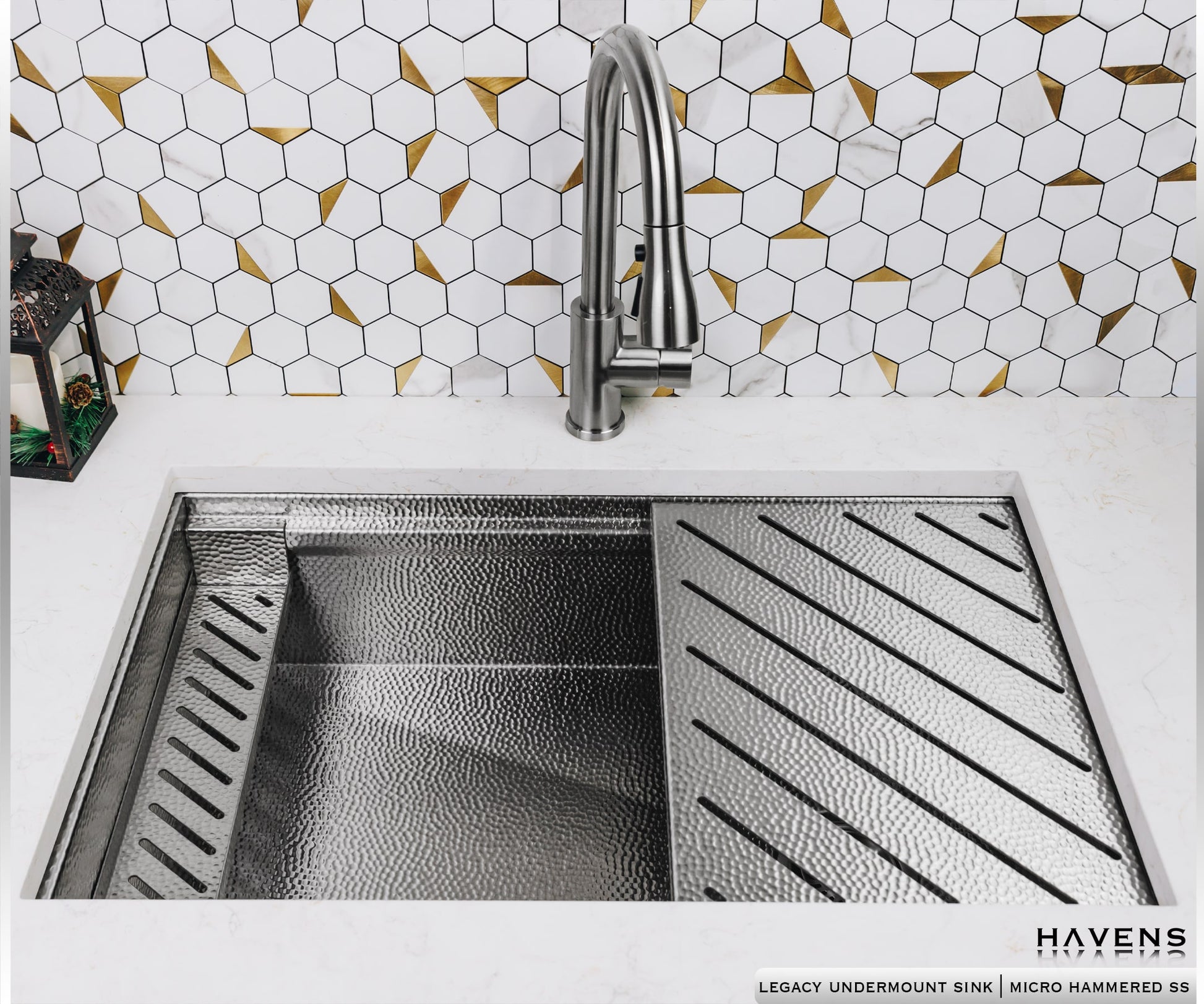 Legacy Undermount Sink  - Stainless Steel - Havens | Luxury Metals