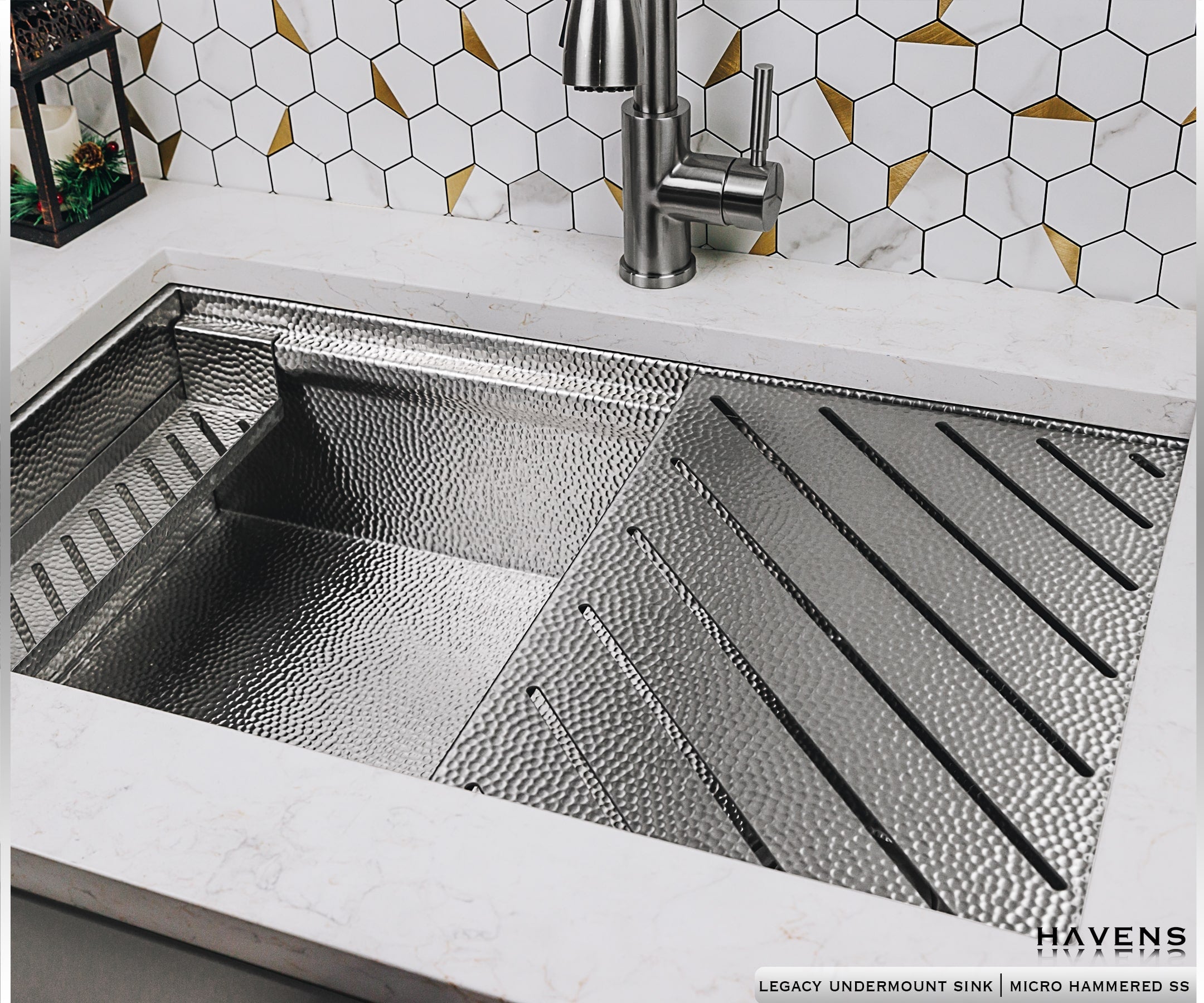 Legacy Undermount Sink  - Stainless Steel - Havens | Luxury Metals