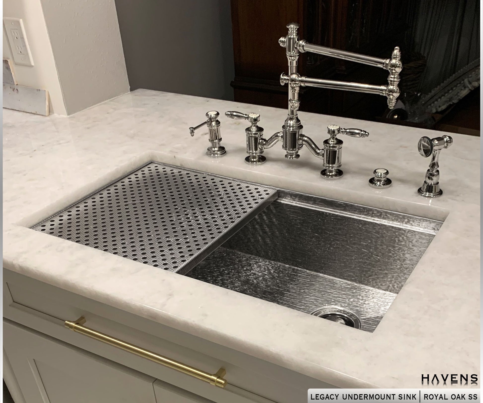 Legacy Undermount Sink  - Stainless Steel - Havens | Luxury Metals