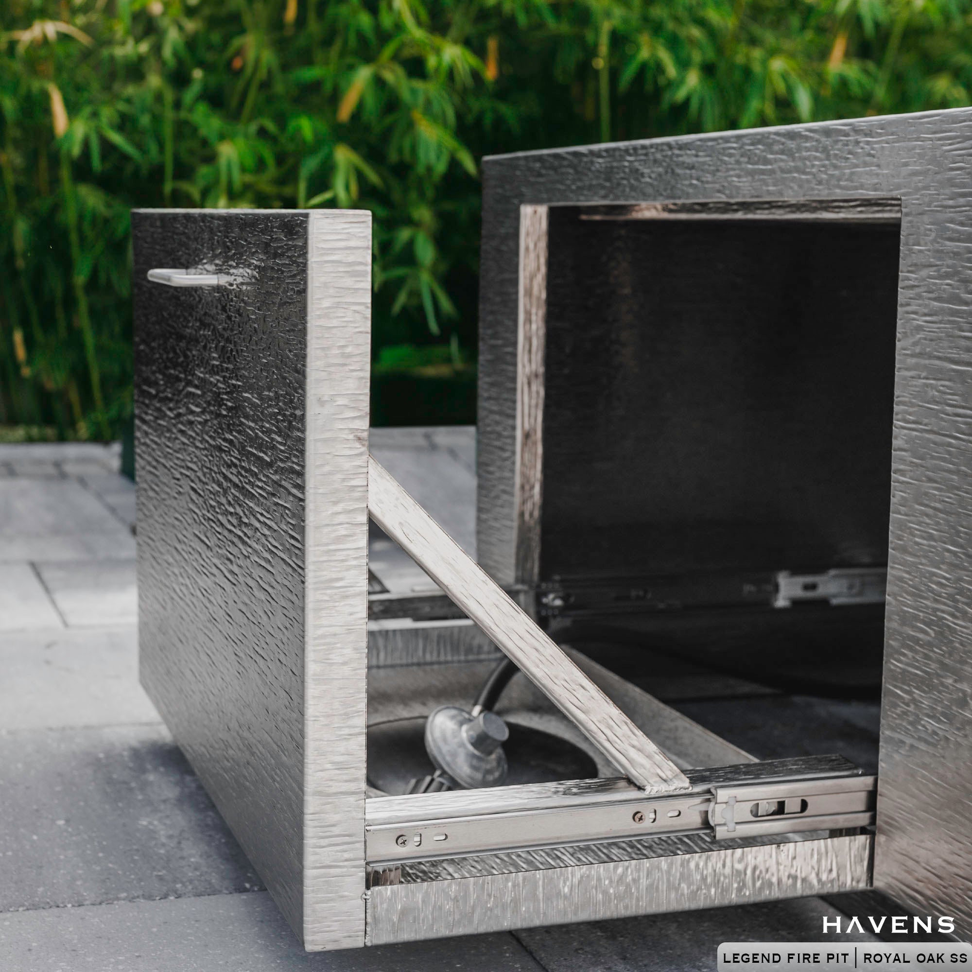 Legend Fire Pit - Stainless - Havens | Luxury Metals