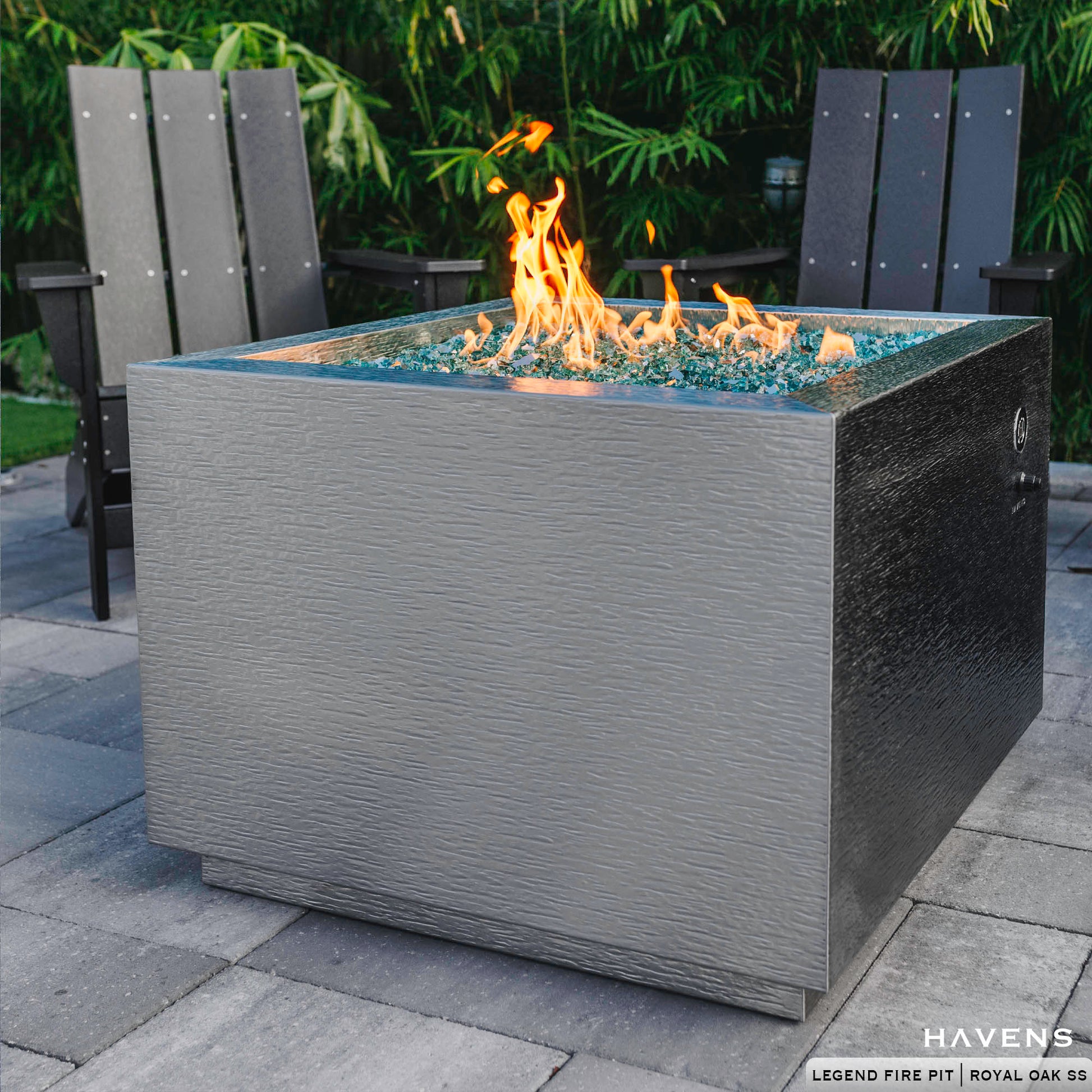 Legend Fire Pit - Stainless - Havens | Luxury Metals