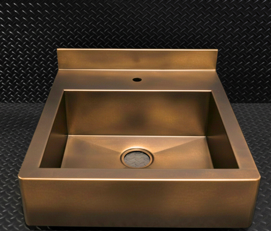 Topmount Farmhouse Sink - Premium Brass