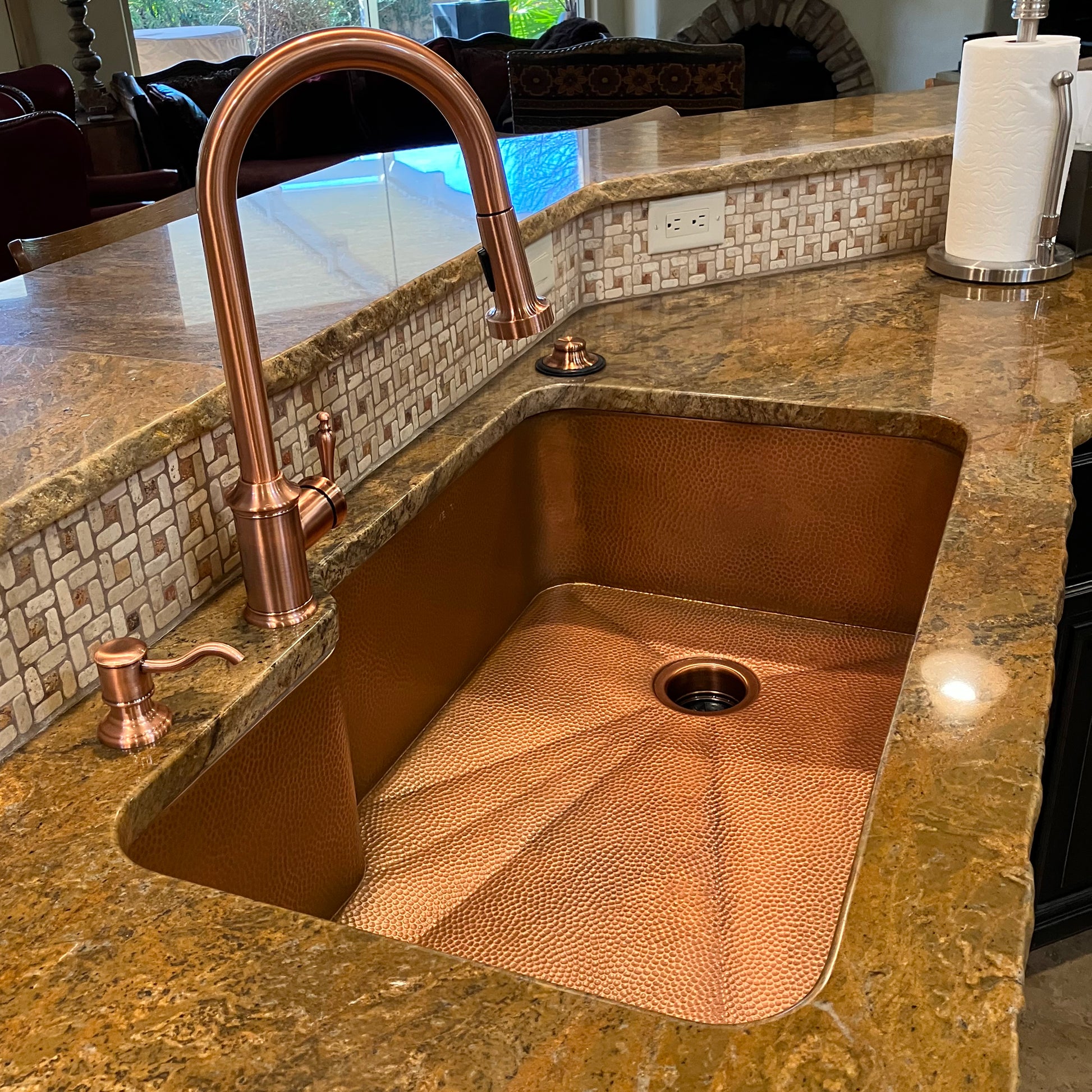 Irregular Sink - Pure Copper