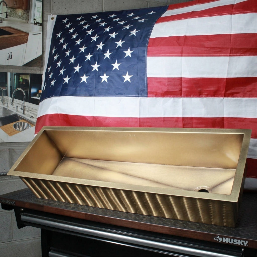 Natural Brass Trough