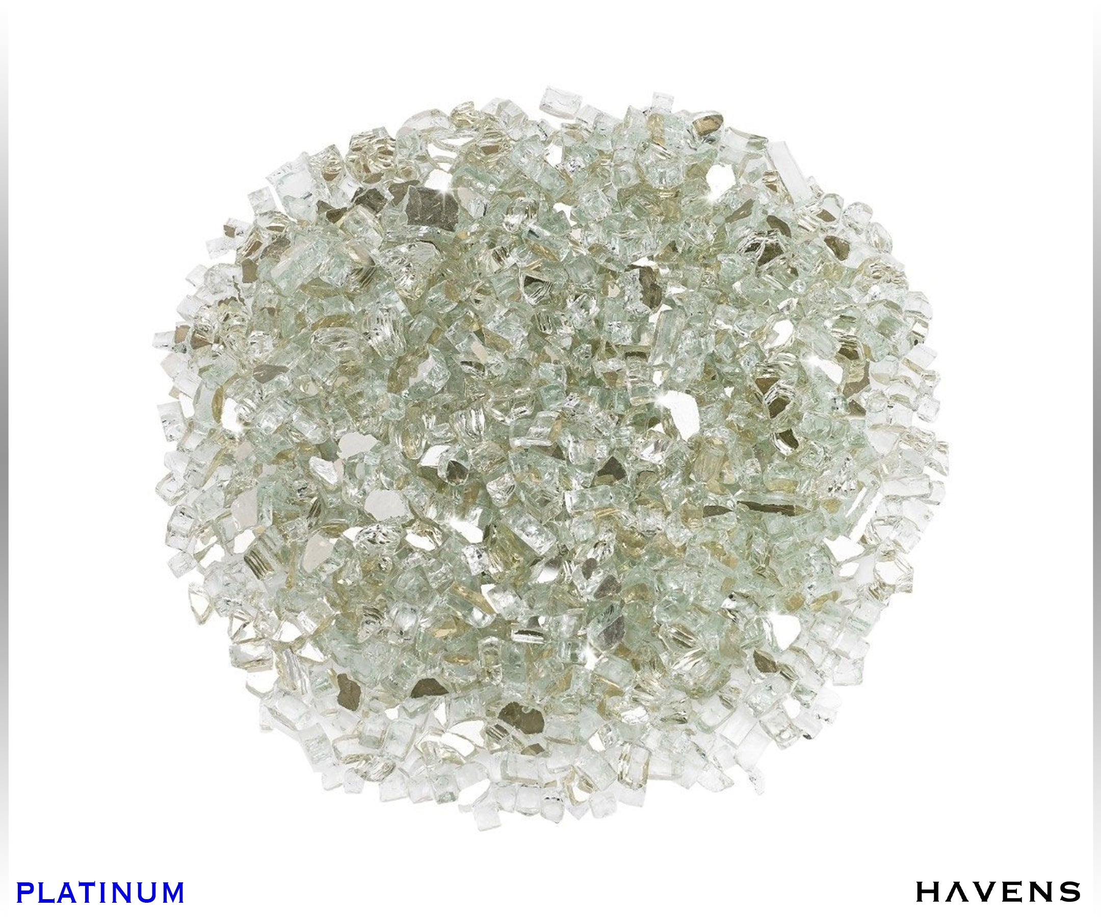 Fire Glass Rocks - Havens | Luxury Metals