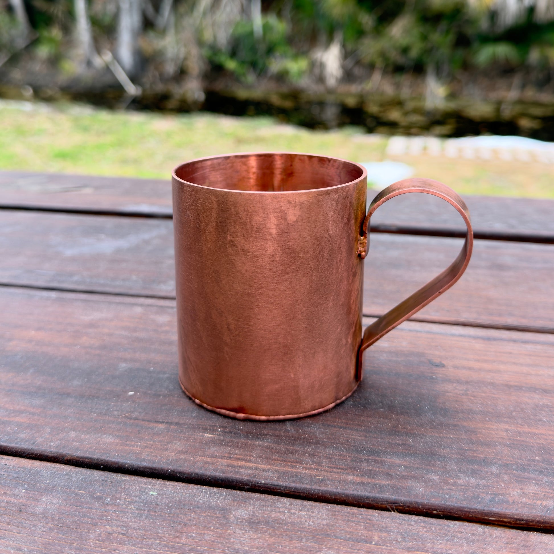 One Rustic Copper Mule Mug 