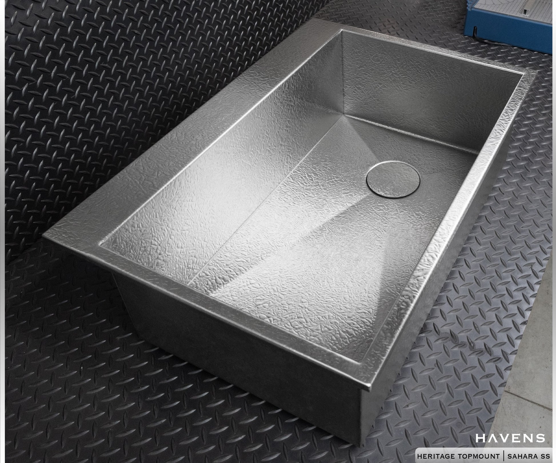 Custom Topmount Sink - Stainless Steel - Havens | Luxury Metals