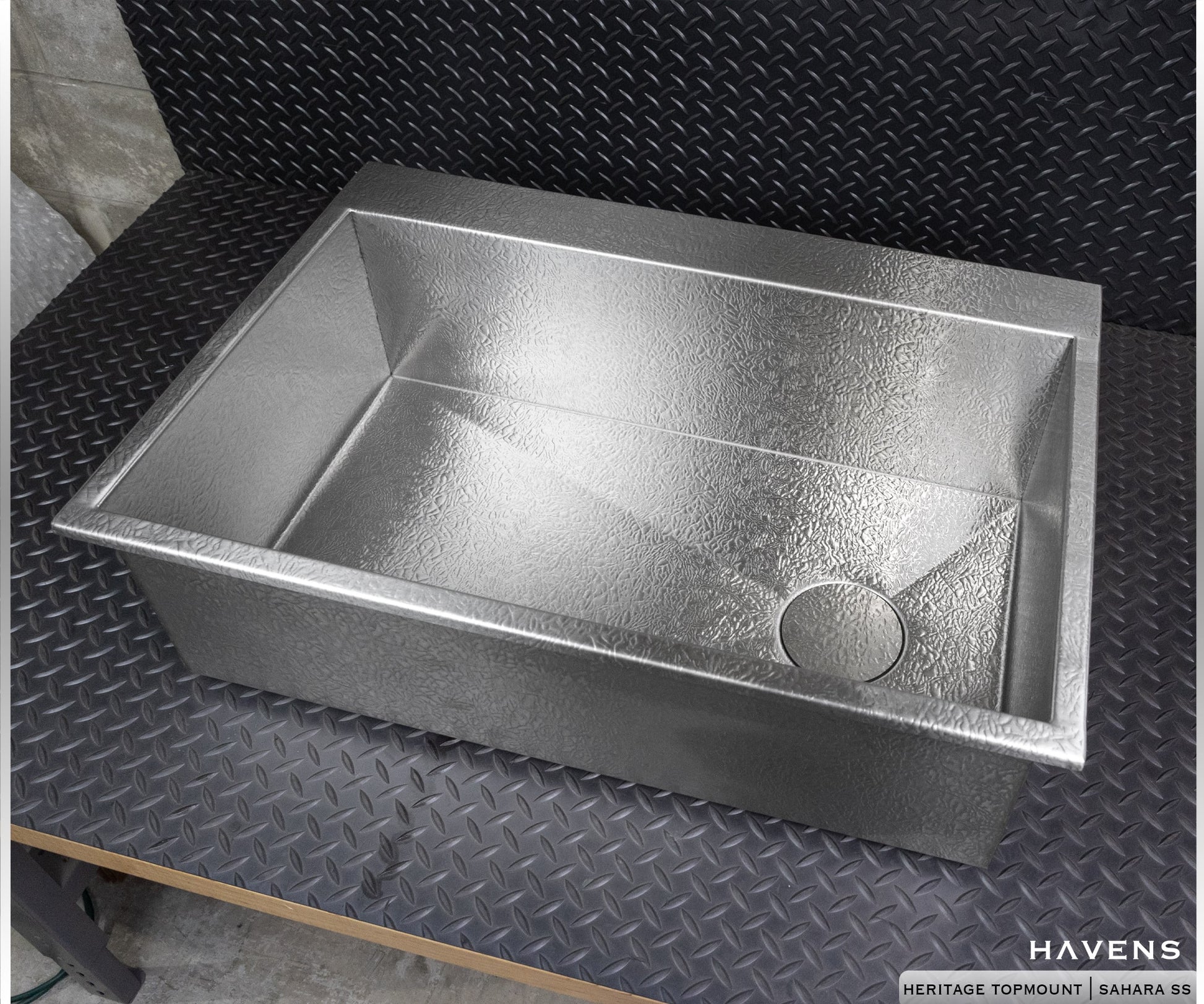 Custom Topmount Sink - Stainless Steel - Havens | Luxury Metals