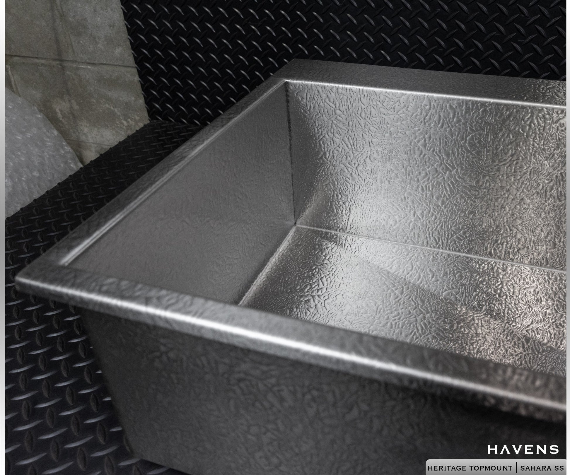 Custom Topmount Sink - Stainless Steel - Havens | Luxury Metals