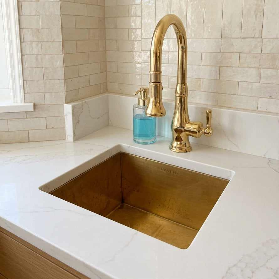 Heritage Sink - Premium Brass - Havens | Luxury Metals