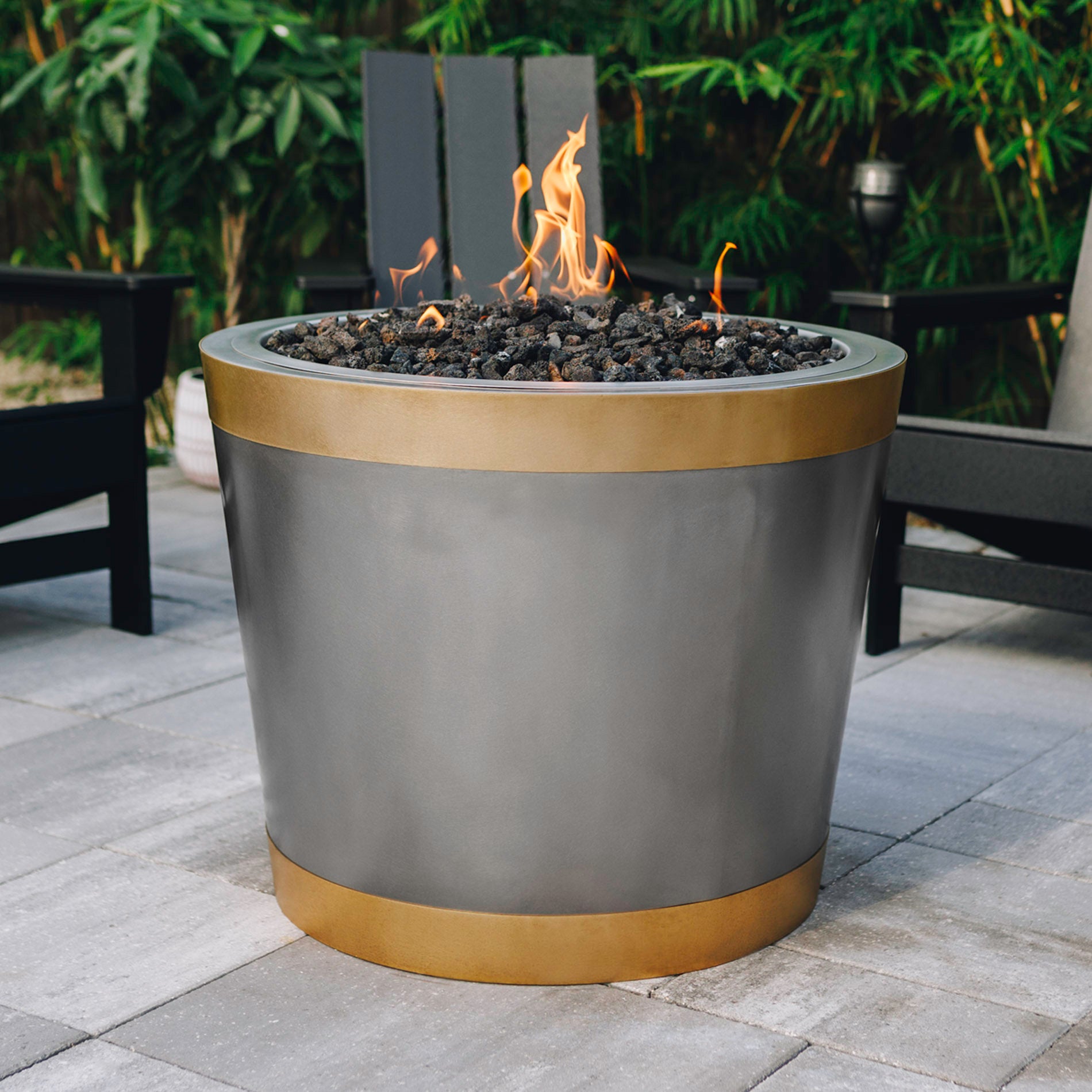 Solstice Fire Feature - Havens | Luxury Metals