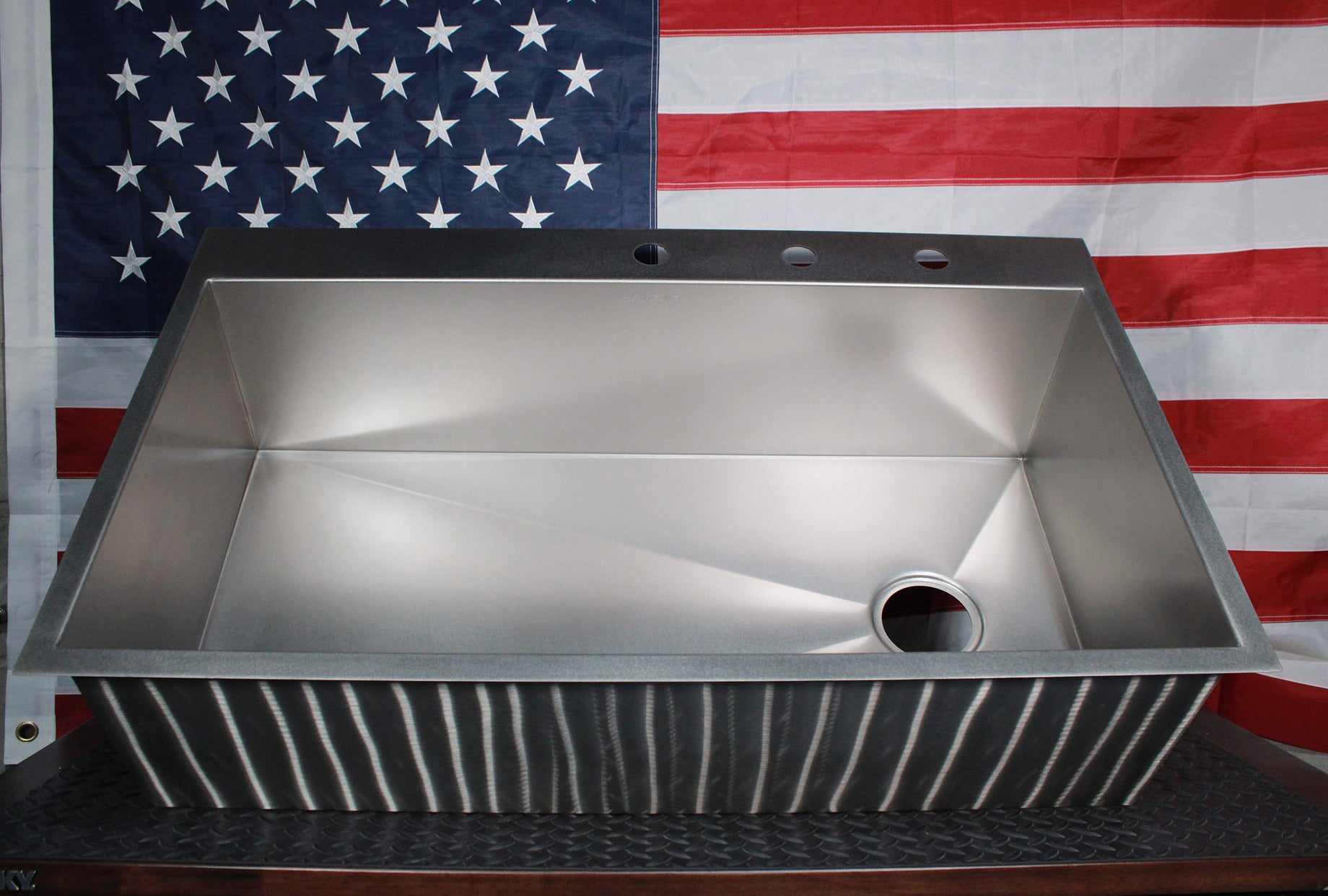 Faucet Deck Sink - Stainless Steel