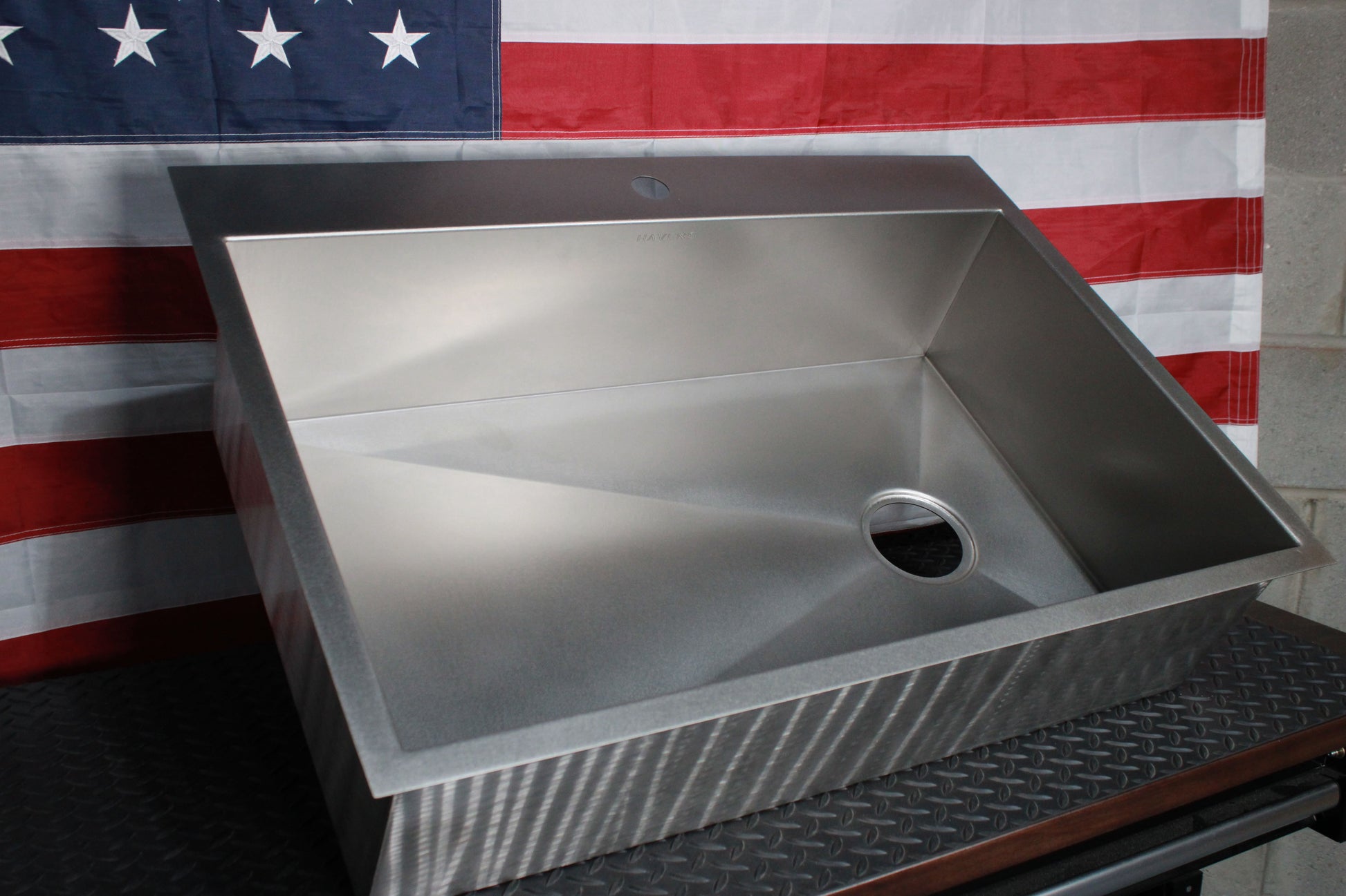 Faucet Deck Sink - Stainless Steel