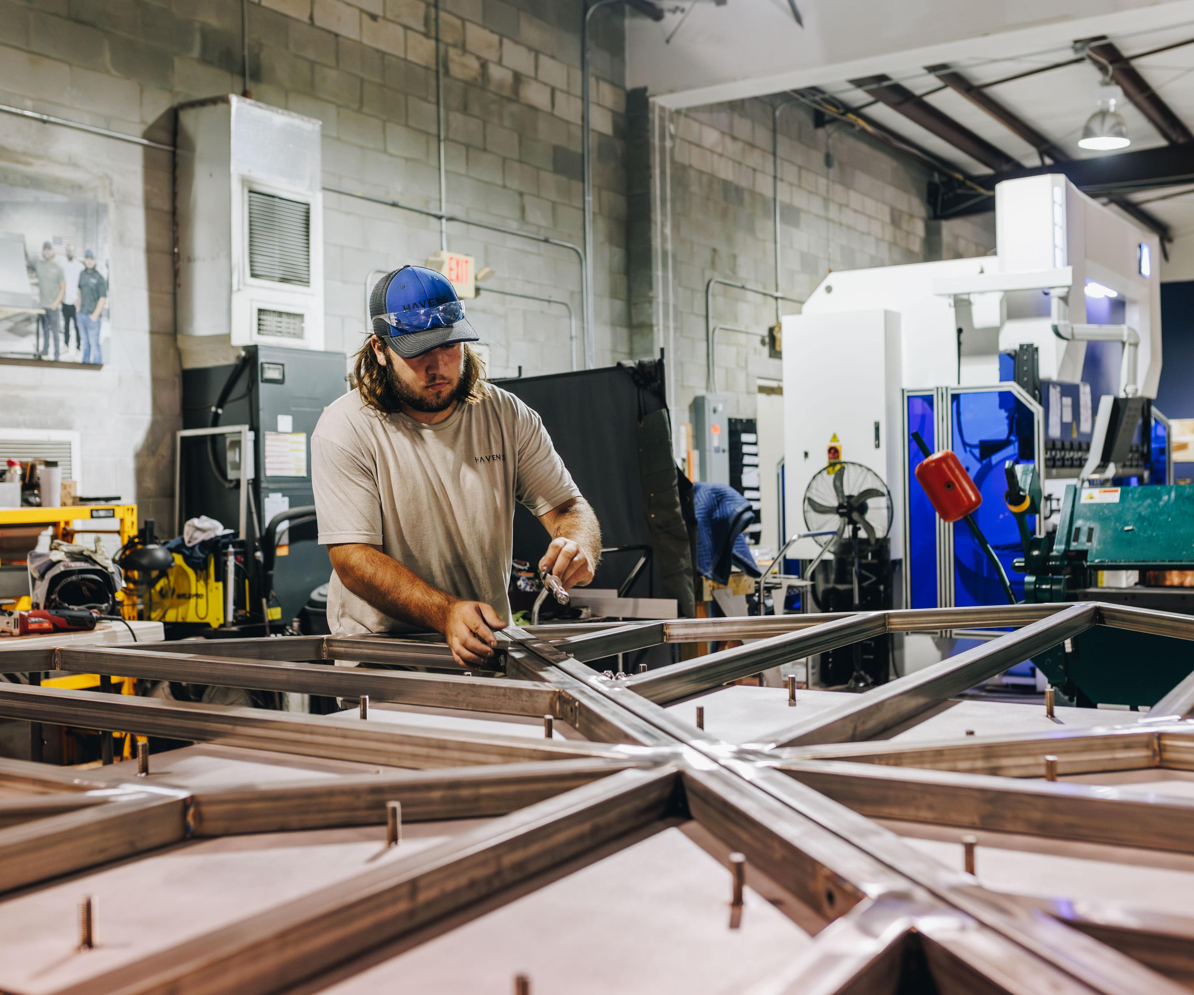 Custom Stainless Steel Table - Any Size - USA Made - Havens | Luxury Metals