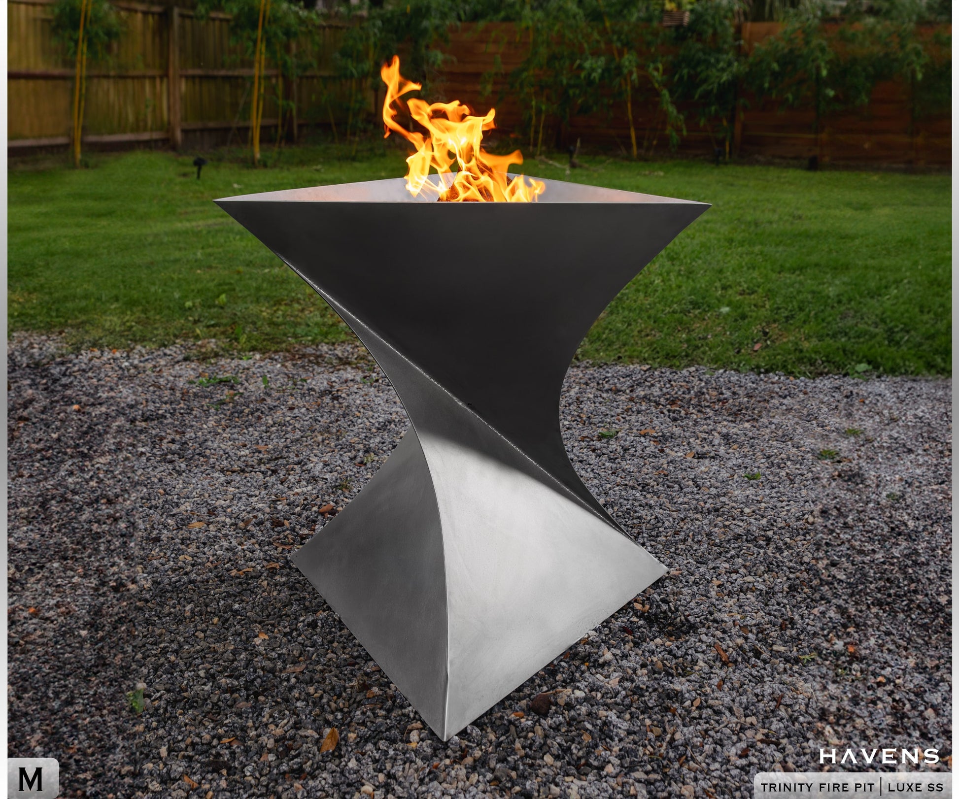 Marine grade 316 stainless steel fire pit warping
