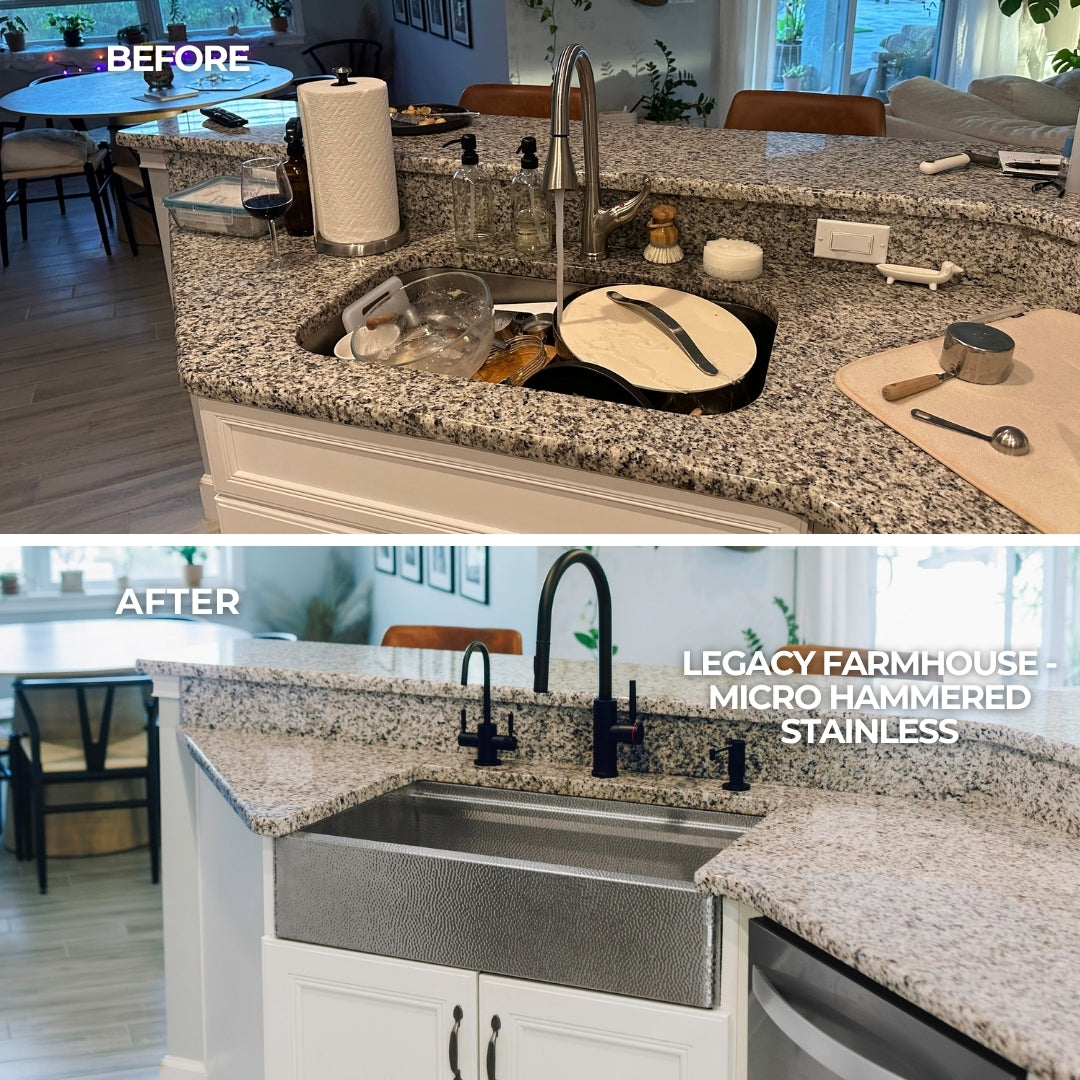 Legacy Farmhouse Sink - Stainless Steel