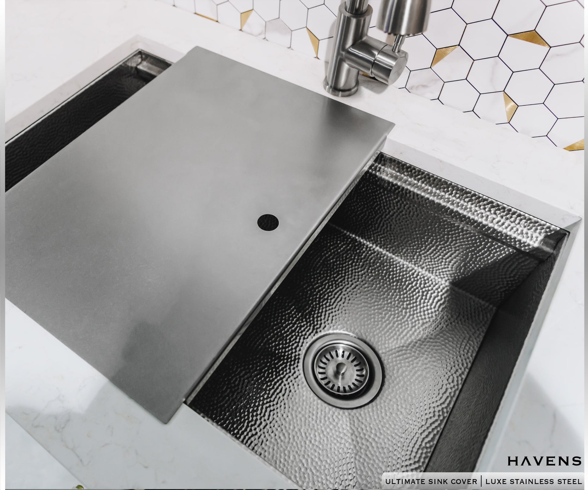 Ultimate Sink Cover - Stainless - Havens | Luxury Metals