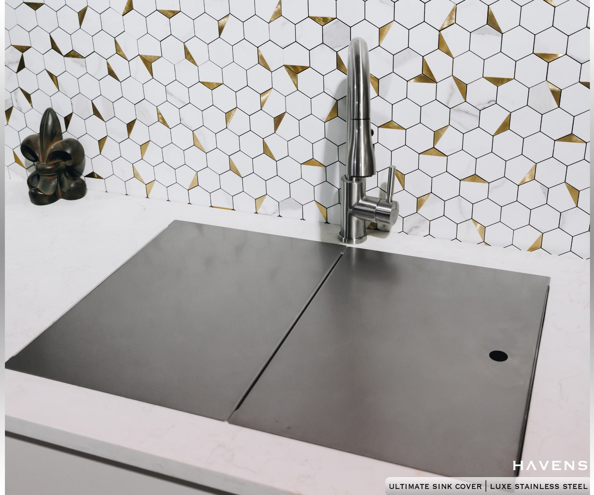 Ultimate Sink Cover - Stainless - Havens | Luxury Metals