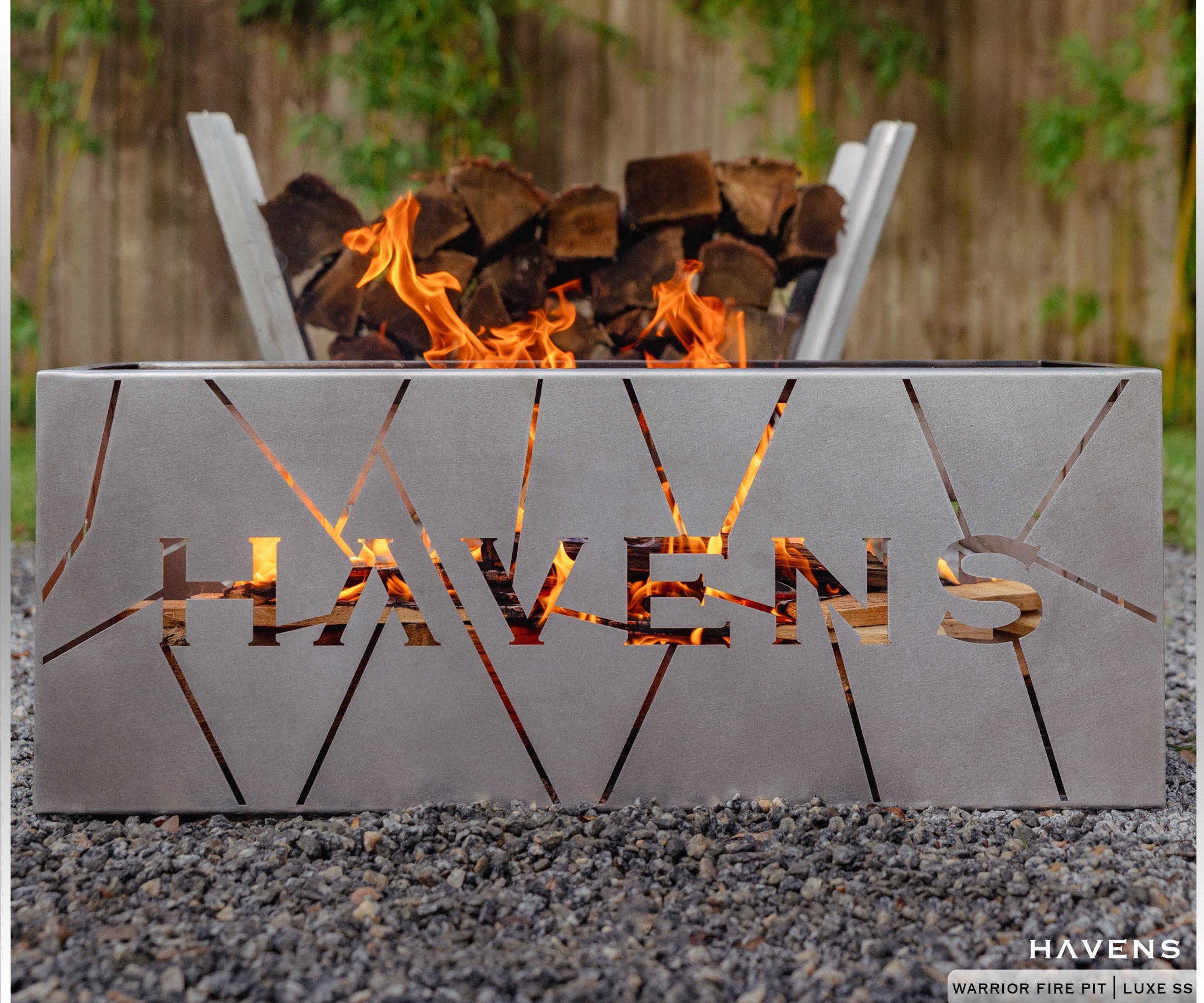 Warrior Fire Pit - Stainless - Havens | Luxury Metals