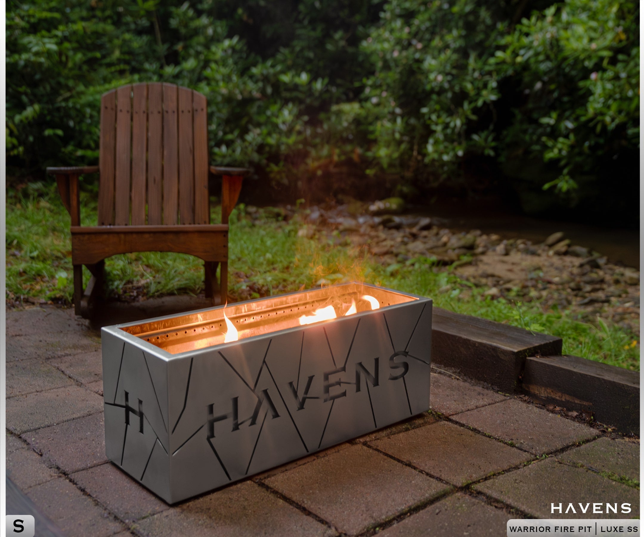 Warrior Fire Pit - Stainless - Havens | Luxury Metals