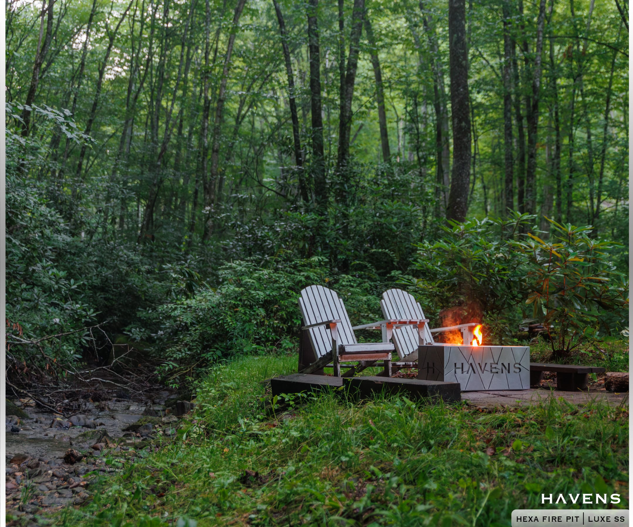 Warrior Fire Pit - Stainless - Havens | Luxury Metals