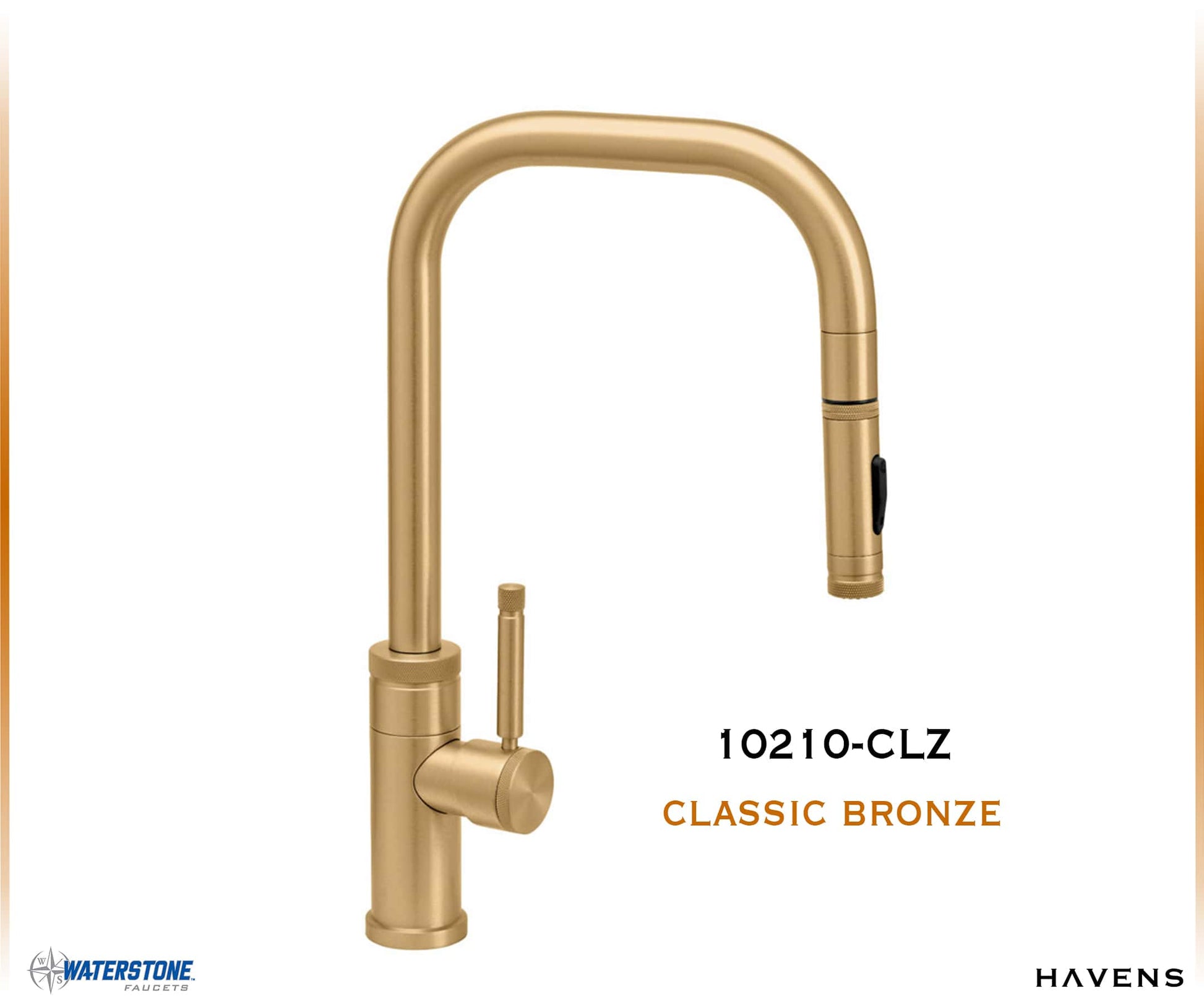 Waterstone Fulton Industrial PLP Pulldown Faucet – 10210 - Havens | Luxury Metals