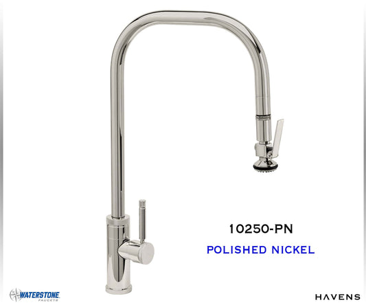 Waterstone Fulton Industrial PLP Pulldown Faucet – 10250 - Havens | Luxury Metals