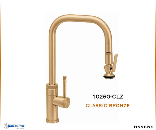 Waterstone Fulton Industrial PLP Pulldown Faucet – 10260 - Havens | Luxury Metals