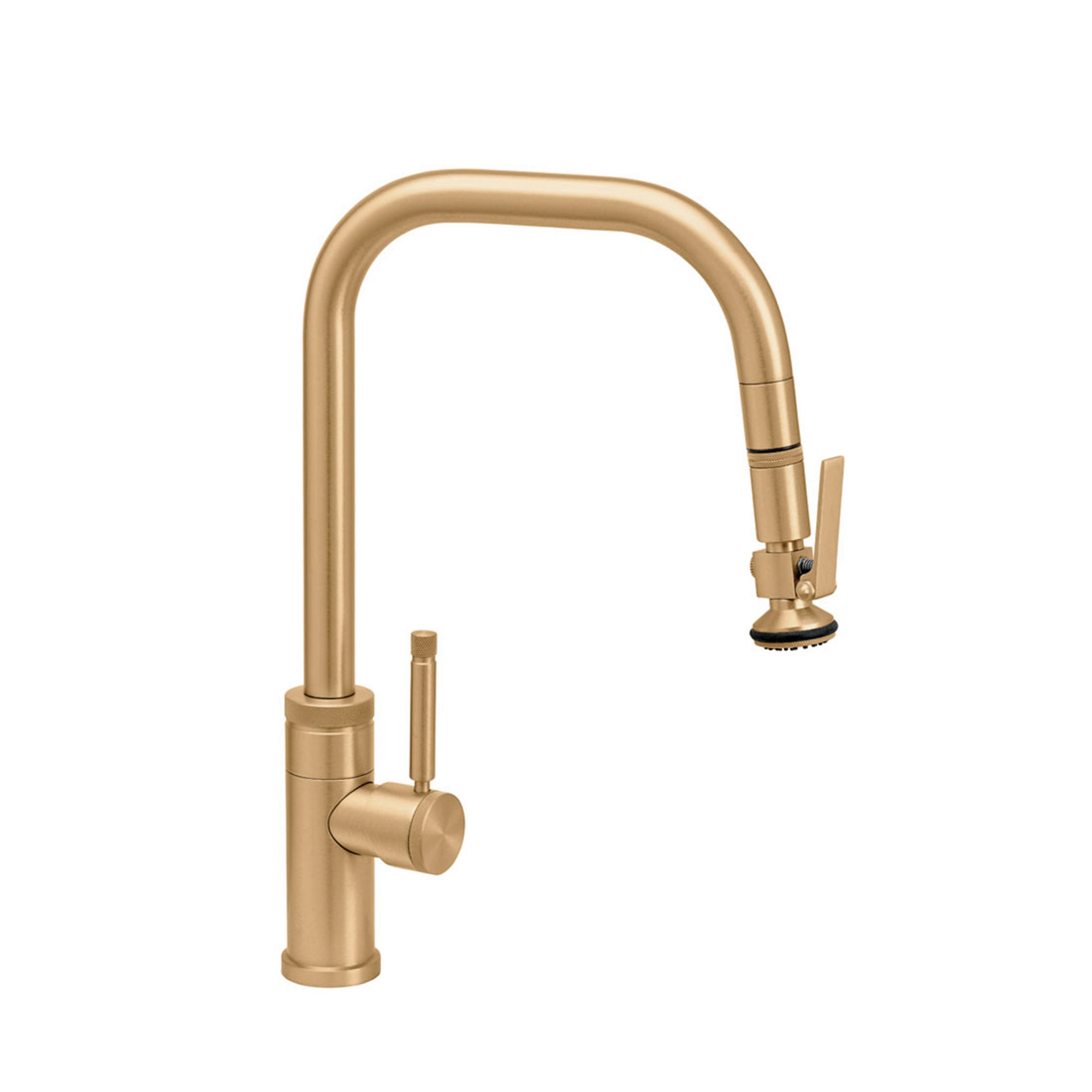 Waterstone Fulton Industrial PLP Angled Pulldown Faucet – 10270 - Havens | Luxury Metals