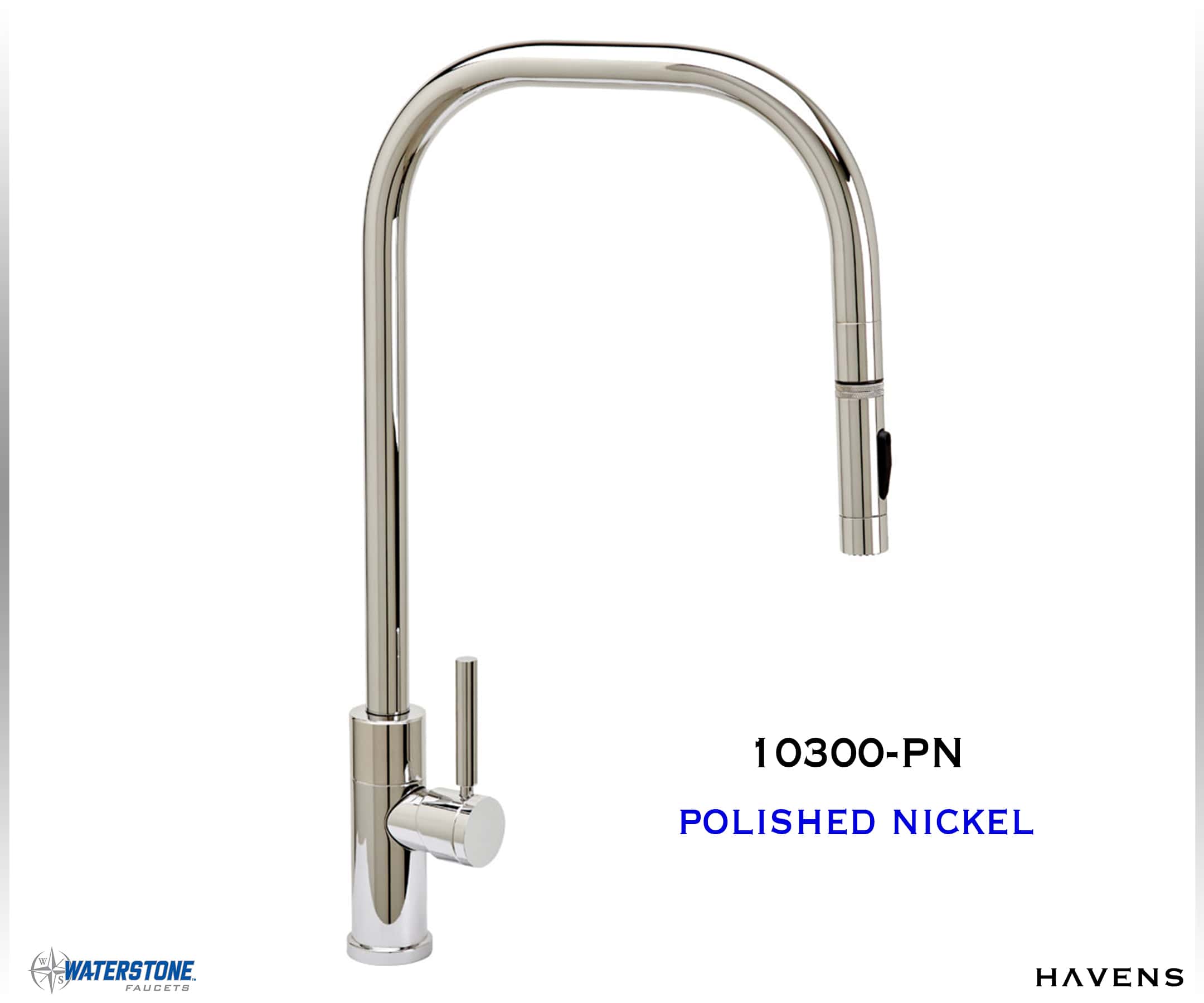 Waterstone Fulton Modern Extended Reach PLP Faucet – 10300 - Havens | Luxury Metals