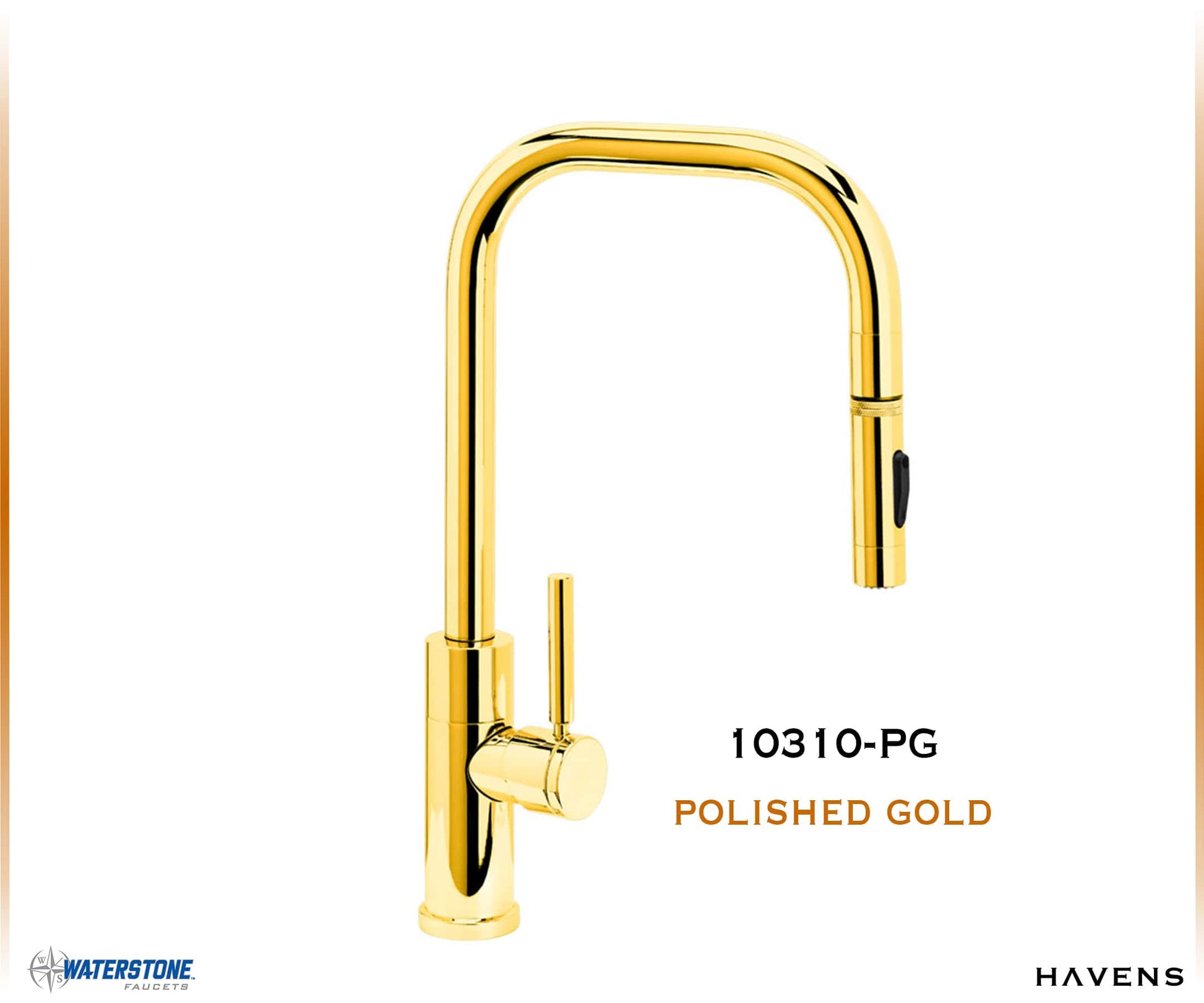 Waterstone Fulton Modern PLP Pulldown Faucet – 10310 - Havens | Luxury Metals