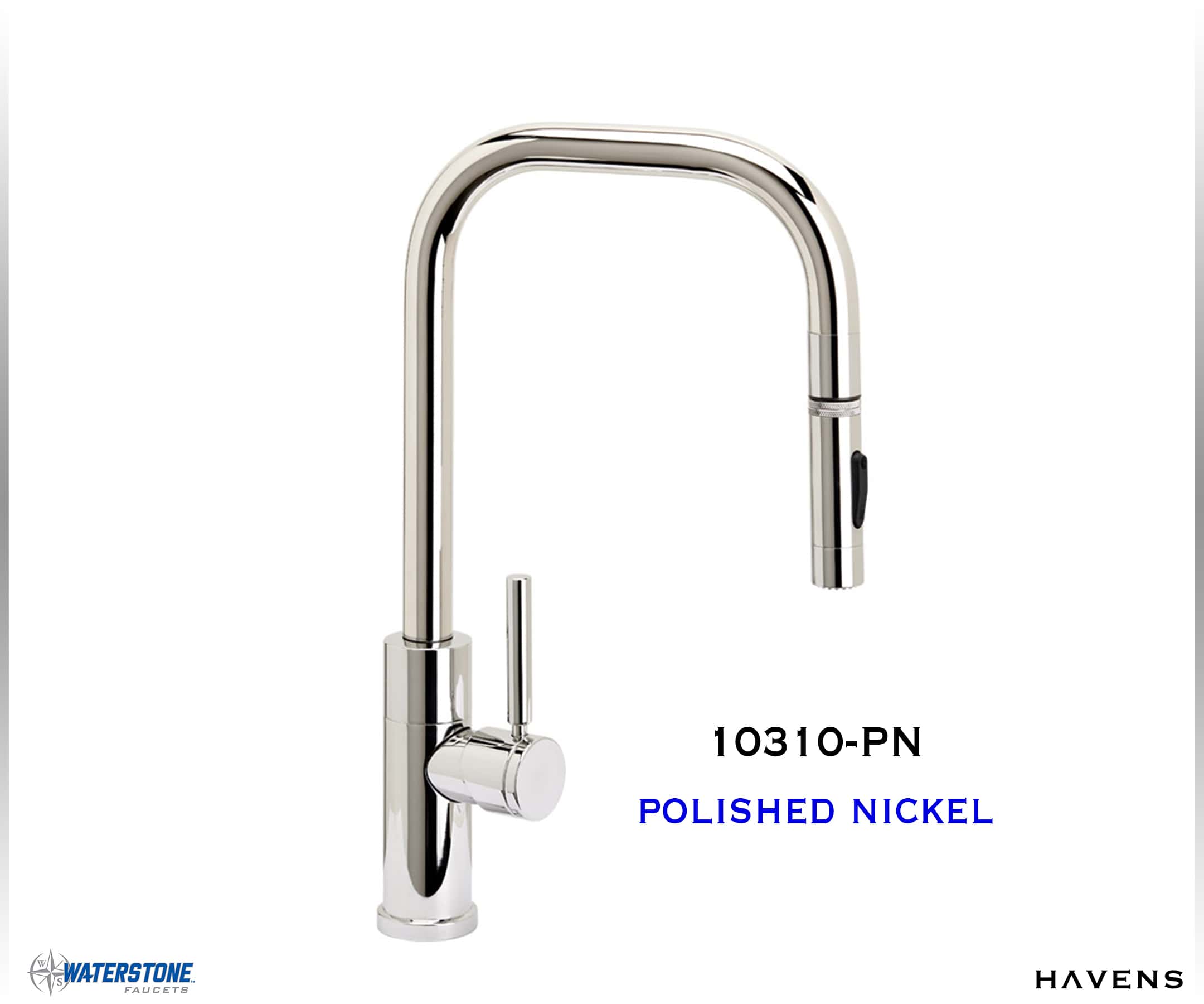 Waterstone Fulton Modern PLP Pulldown Faucet – 10310 - Havens | Luxury Metals